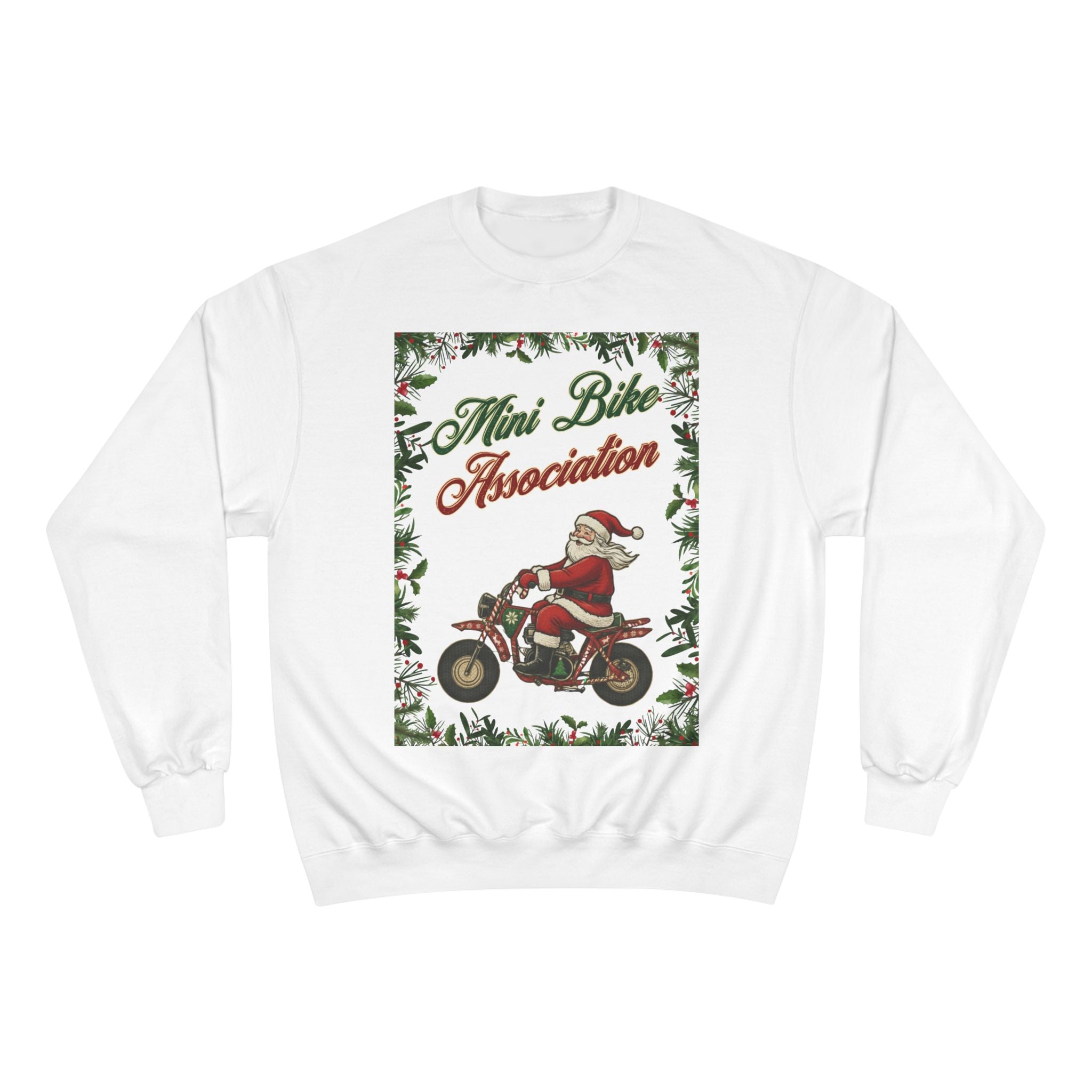 MBA Santa in Mistletoe Frame Crewneck