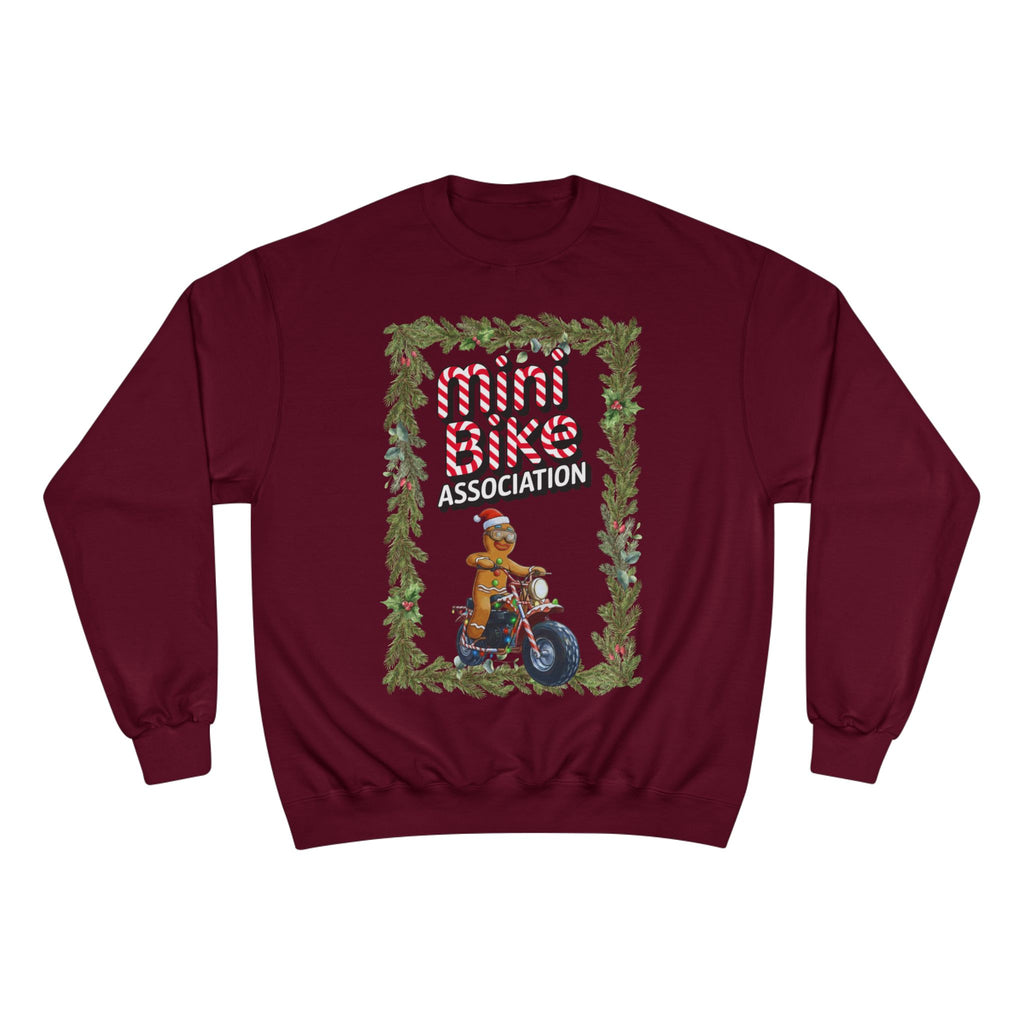 MBA Gingerbread Man in Pine Tree Frame Crewneck