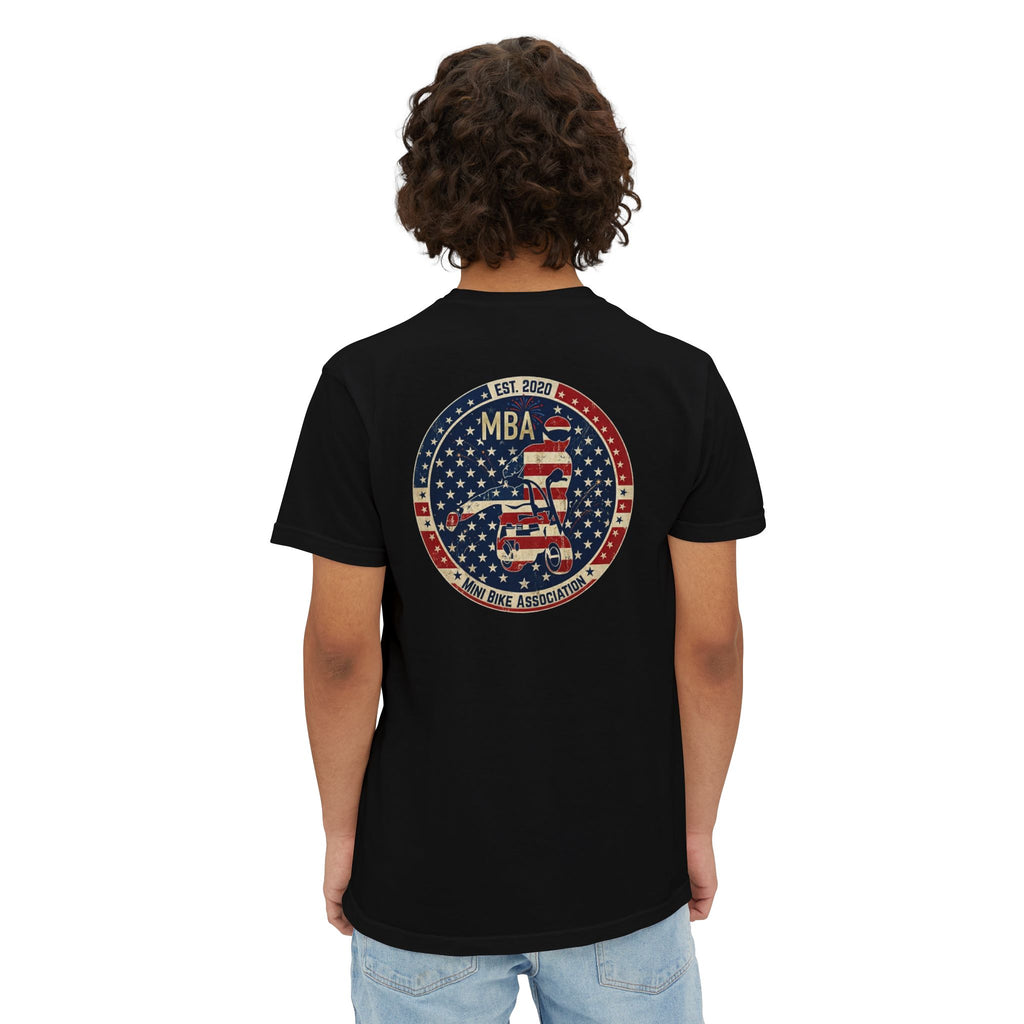 MBA Stars and Stripes Logo Pocket T-Shirt