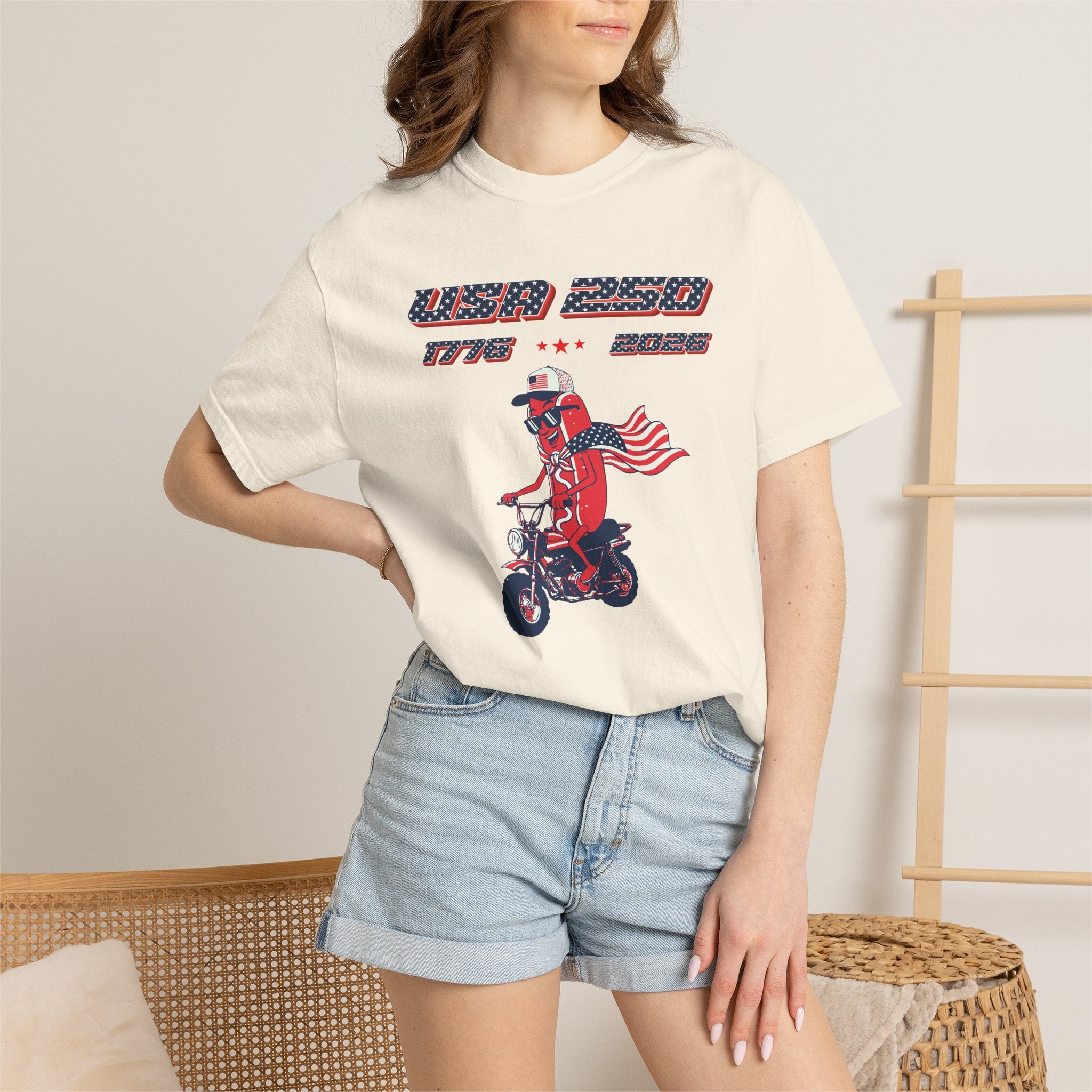 USA 250 Hot Dog T-Shirt