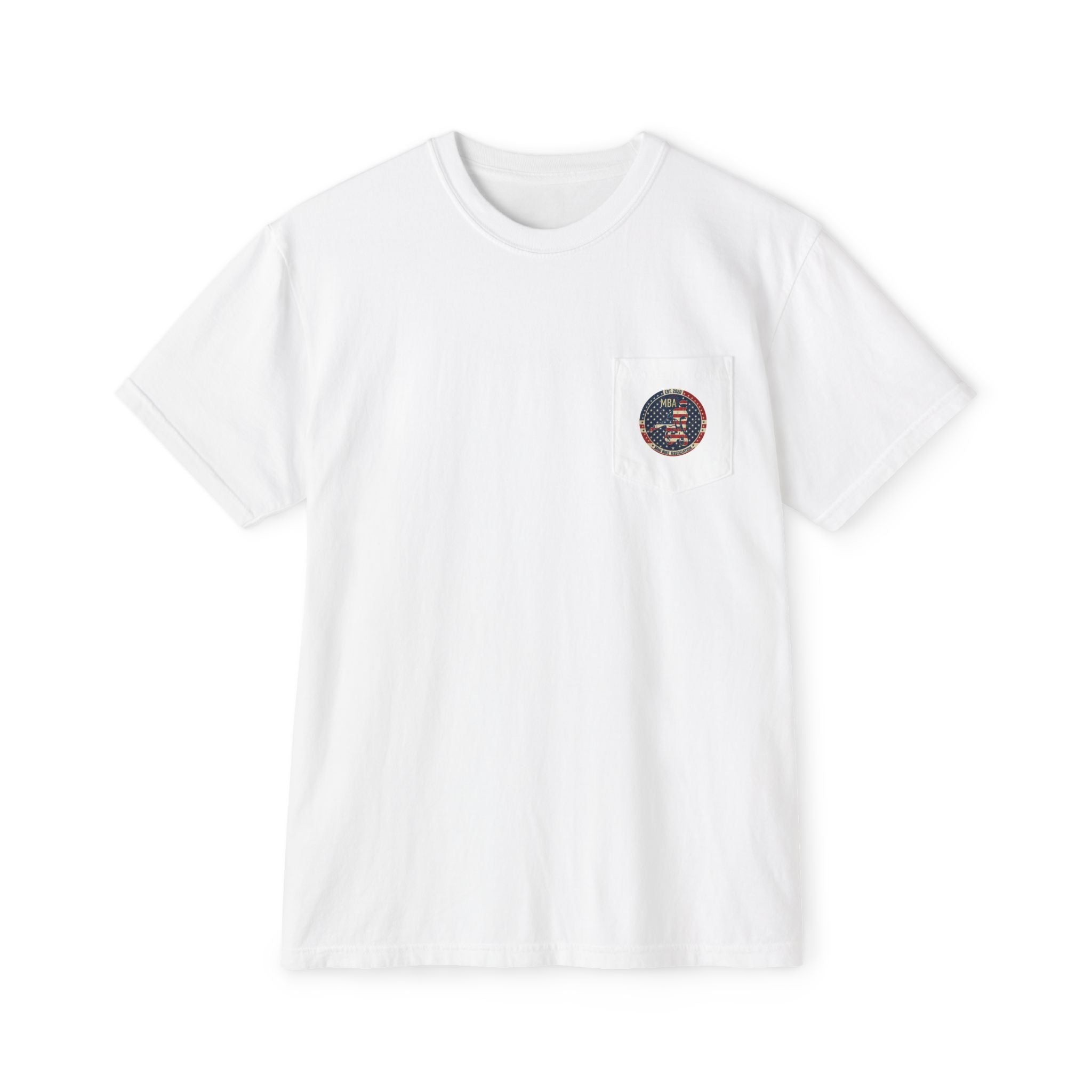MBA Stars and Stripes Logo Pocket T-Shirt