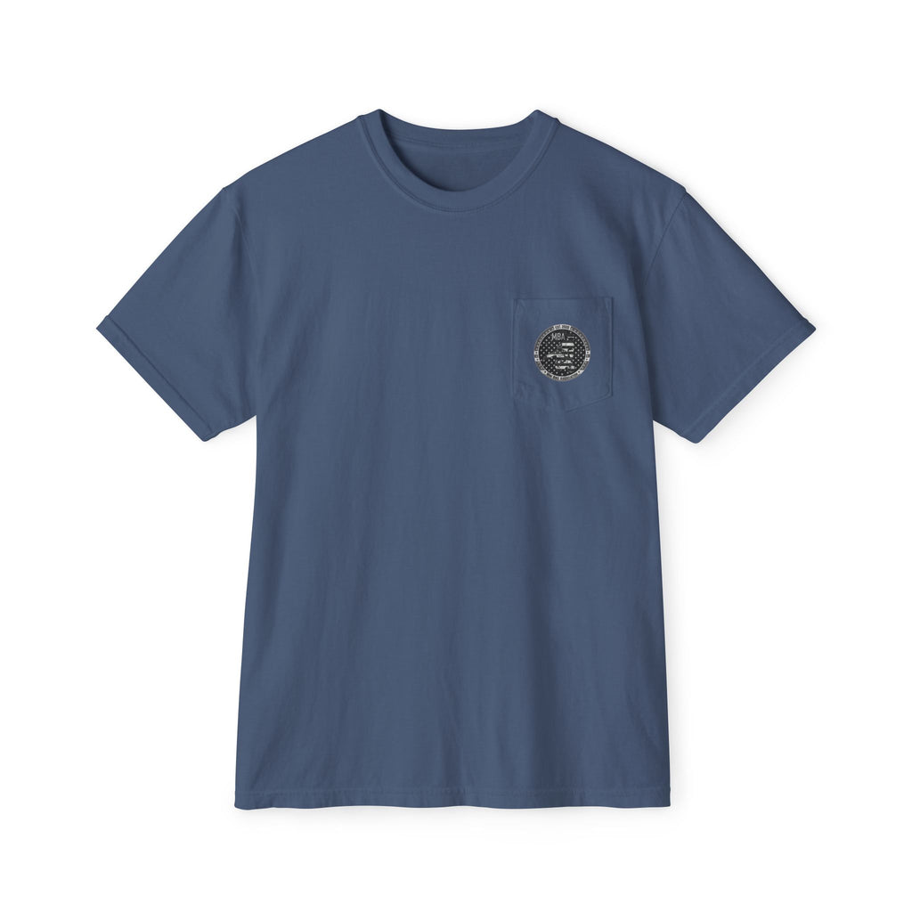 MBA Stars and Stripes Monochrome Logo Pocket T-Shirt