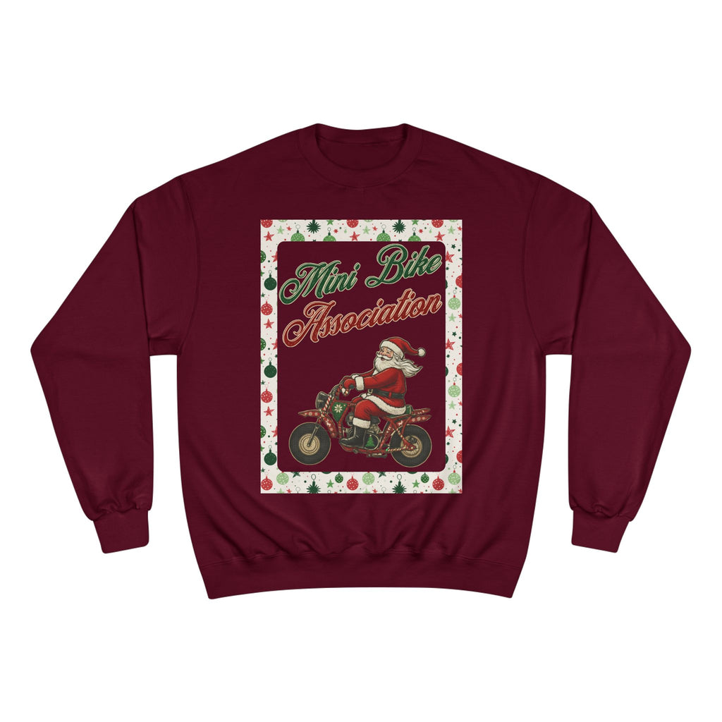 MBA Santa in Ornament Frame Crewneck