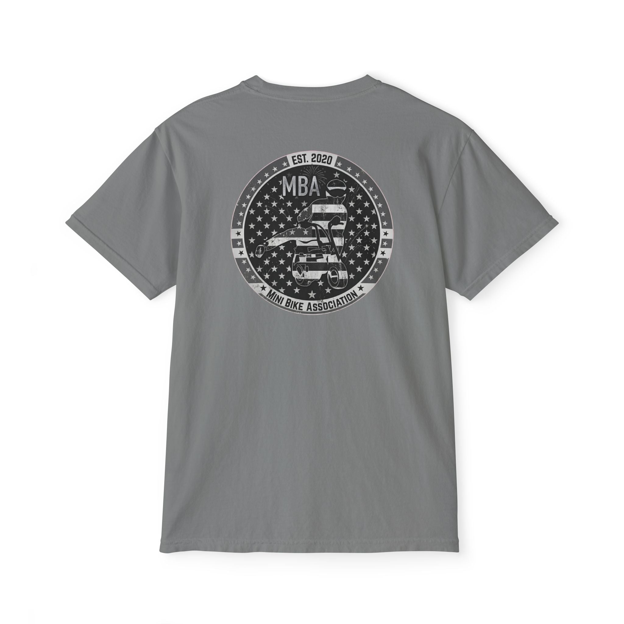 MBA Stars and Stripes Monochrome Logo Pocket T-Shirt