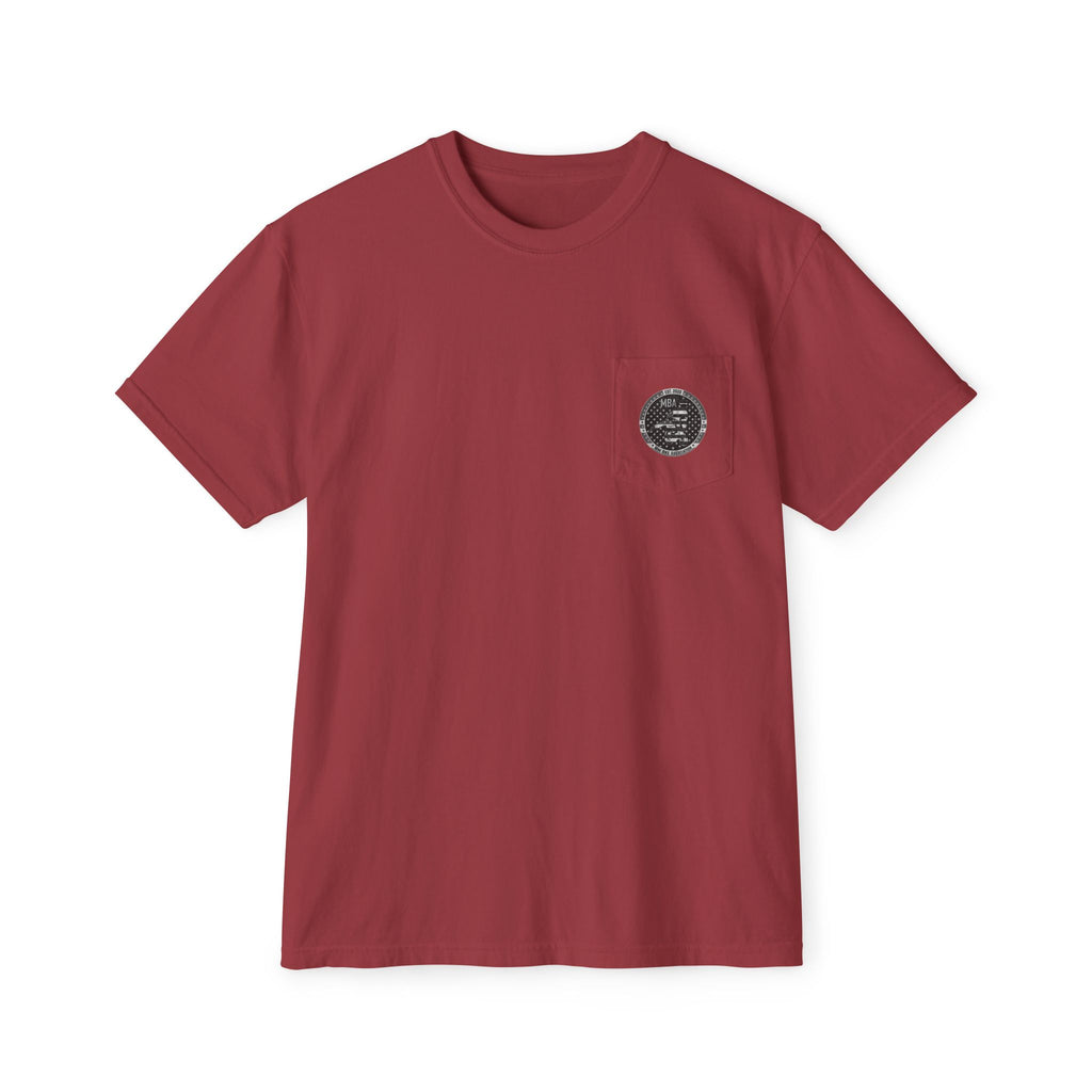 MBA Stars and Stripes Monochrome Logo Pocket T-Shirt