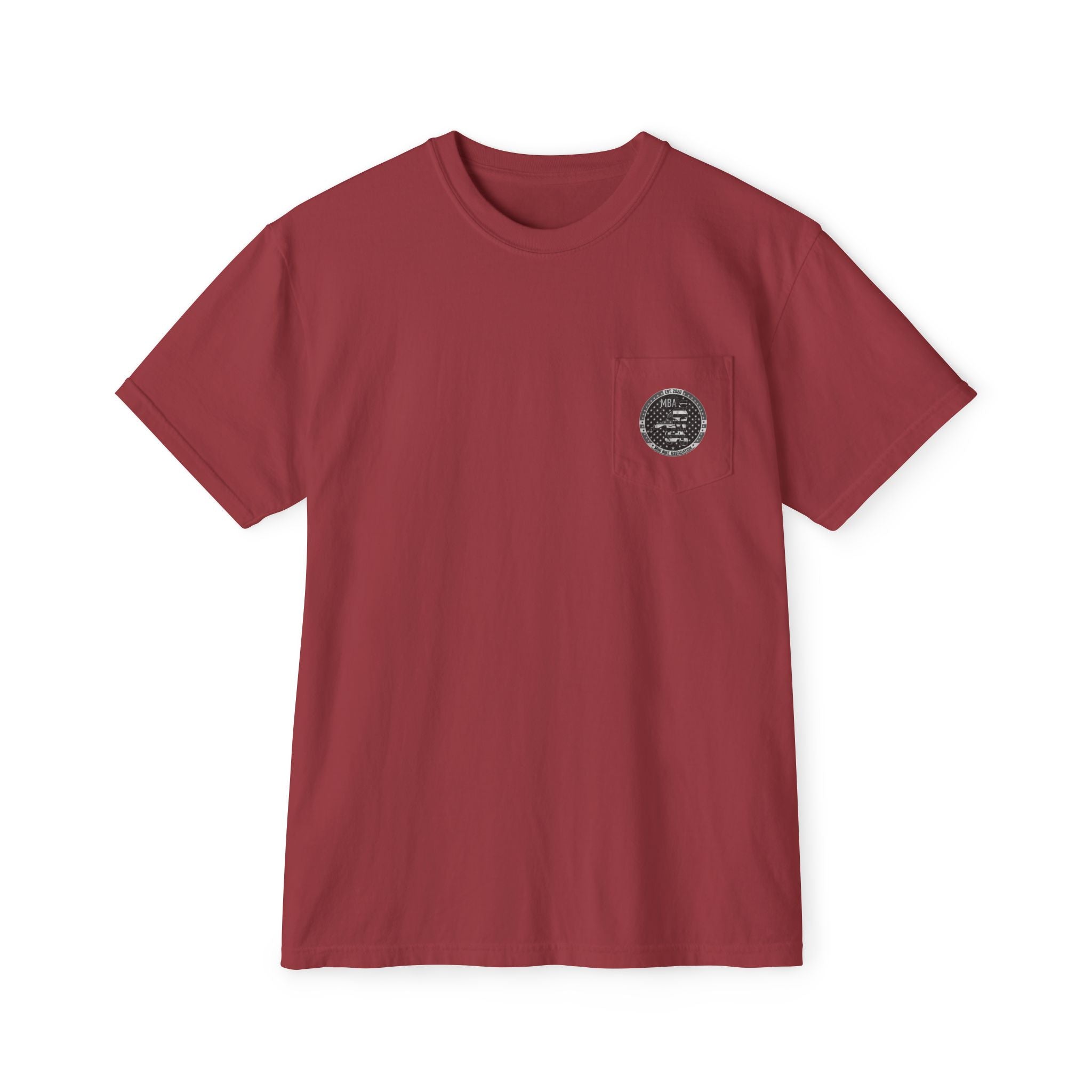 MBA Stars and Stripes Monochrome Logo Pocket T-Shirt