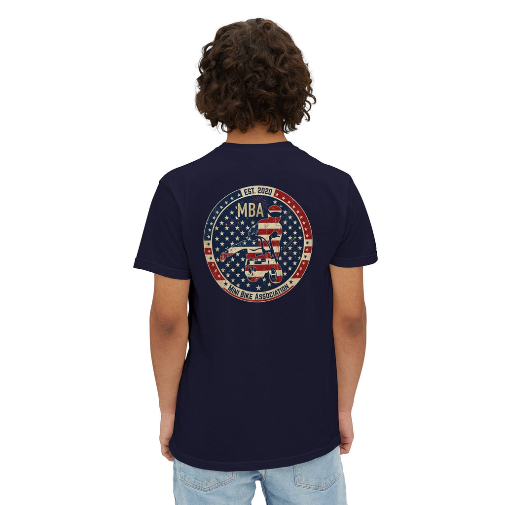 MBA Stars and Stripes Logo Pocket T-Shirt