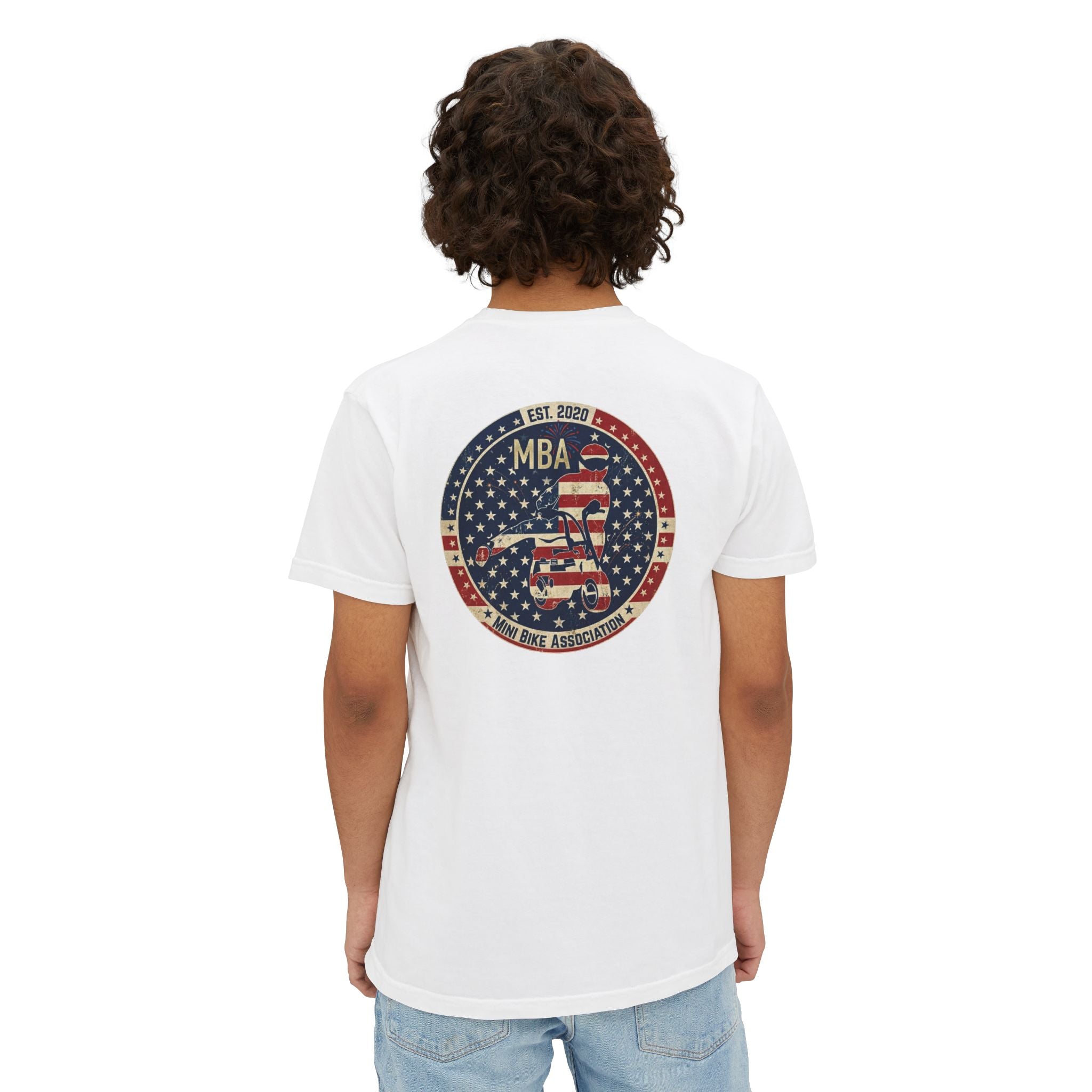 MBA Stars and Stripes Logo Pocket T-Shirt