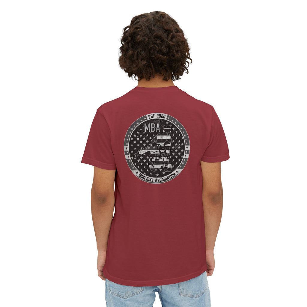 MBA Stars and Stripes Monochrome Logo Pocket T-Shirt