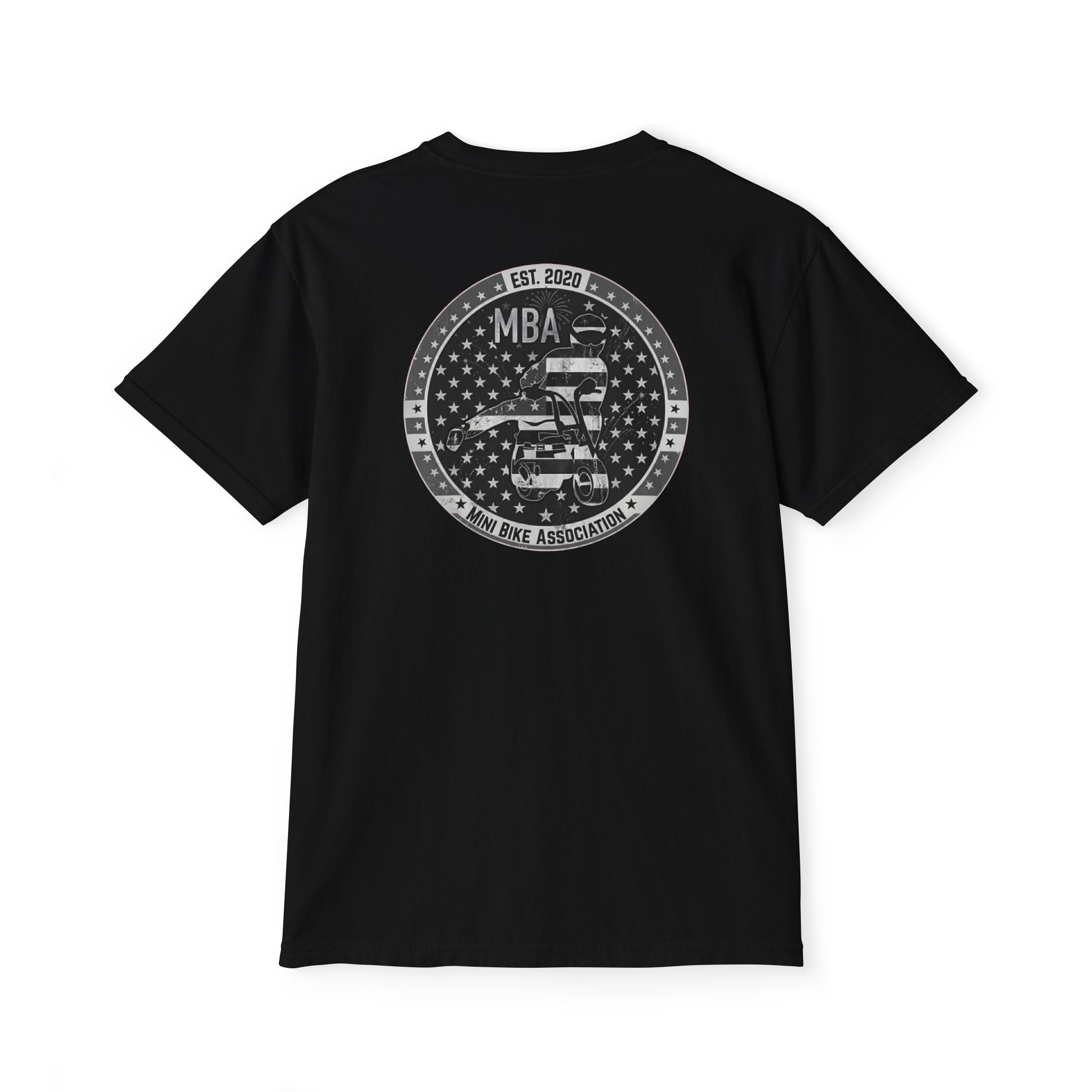MBA Stars and Stripes Monochrome Logo Pocket T-Shirt