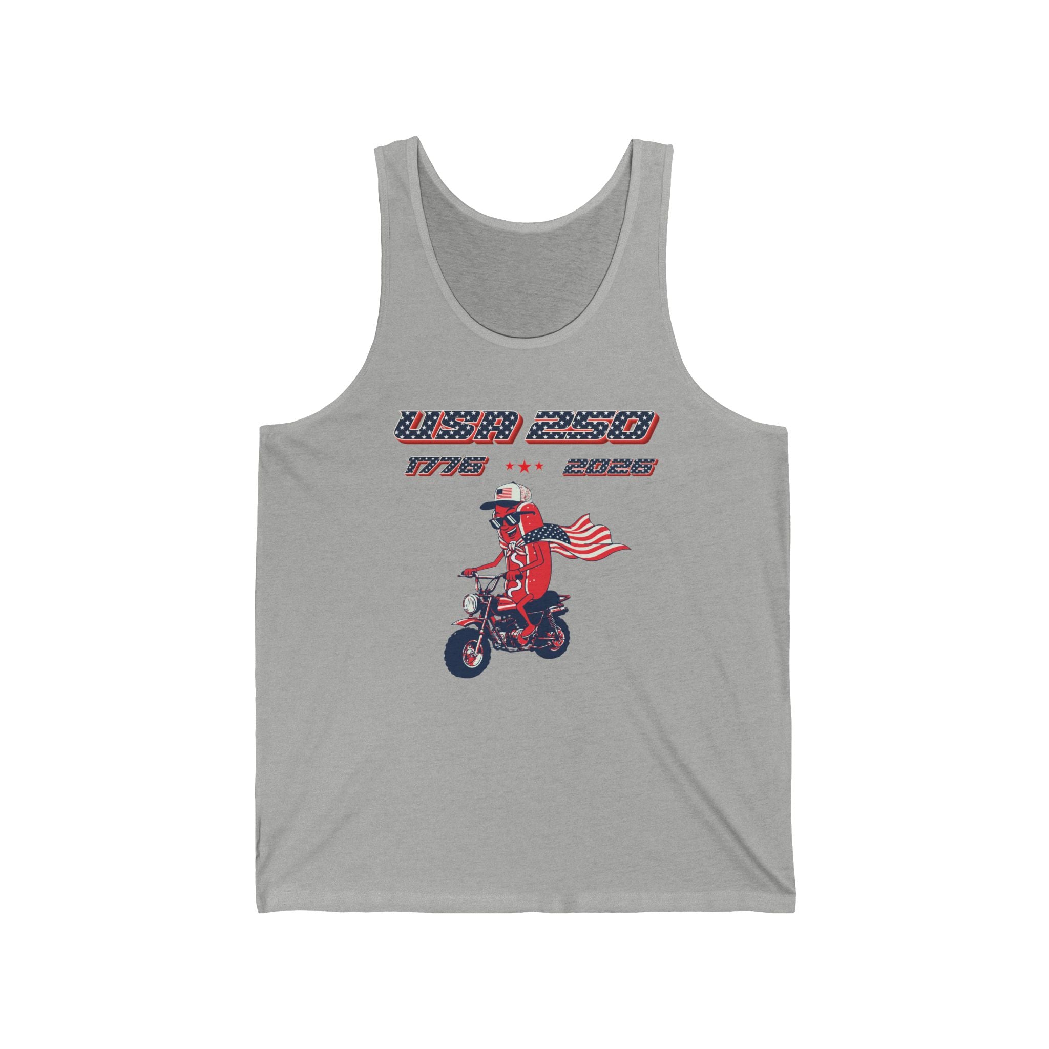 USA 250 Hot Dog Tank Top