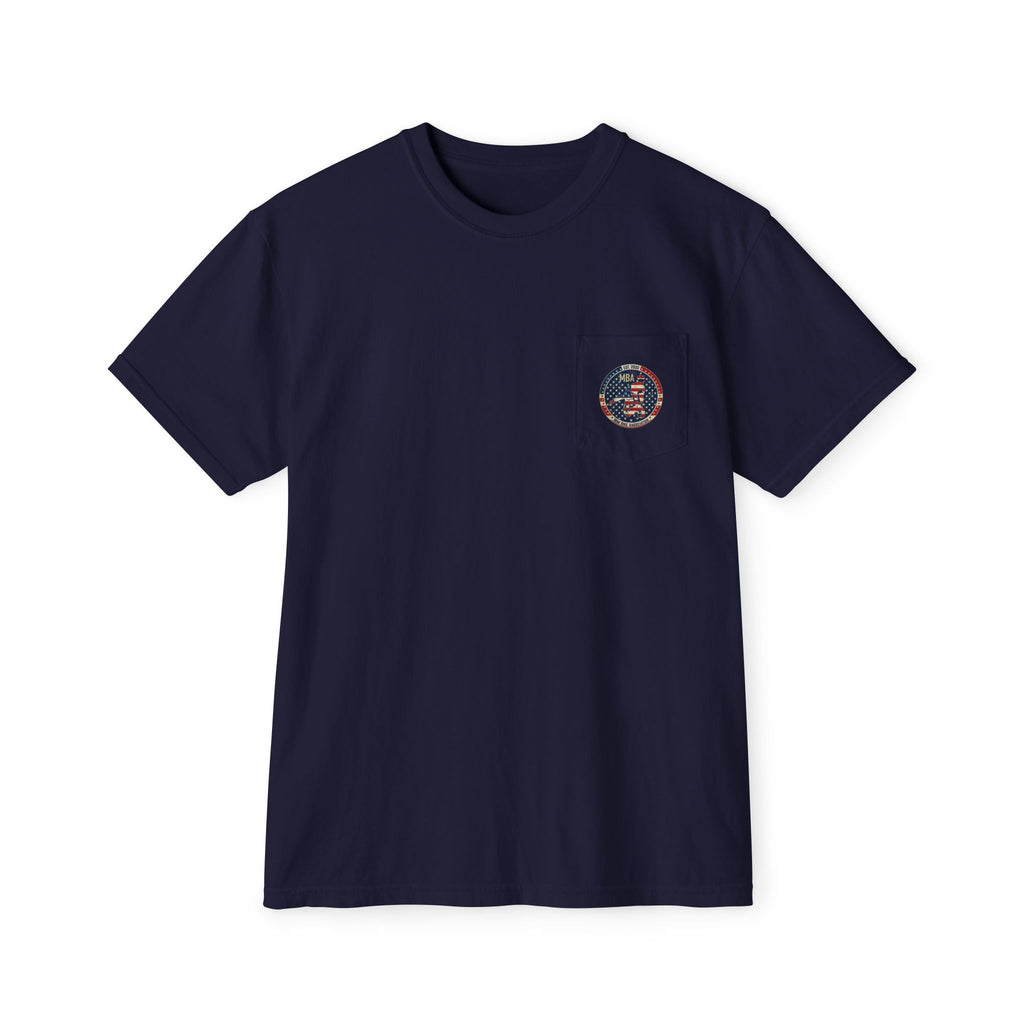 MBA Stars and Stripes Logo Pocket T-Shirt