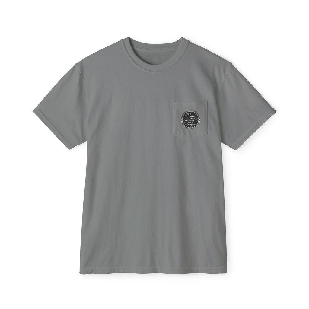 MBA Stars and Stripes Monochrome Logo Pocket T-Shirt