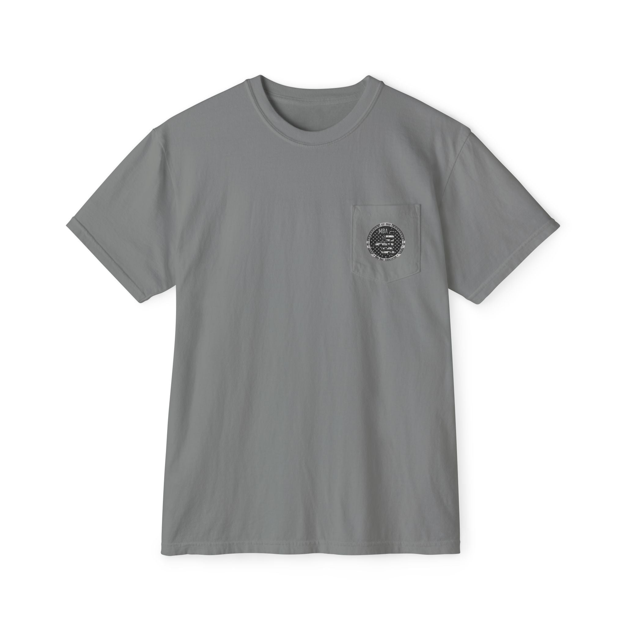 MBA Stars and Stripes Monochrome Logo Pocket T-Shirt