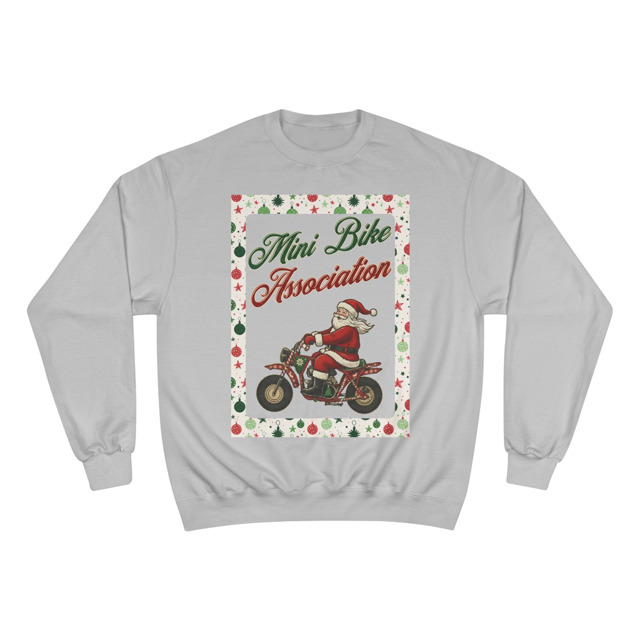 MBA Santa in Ornament Frame Crewneck
