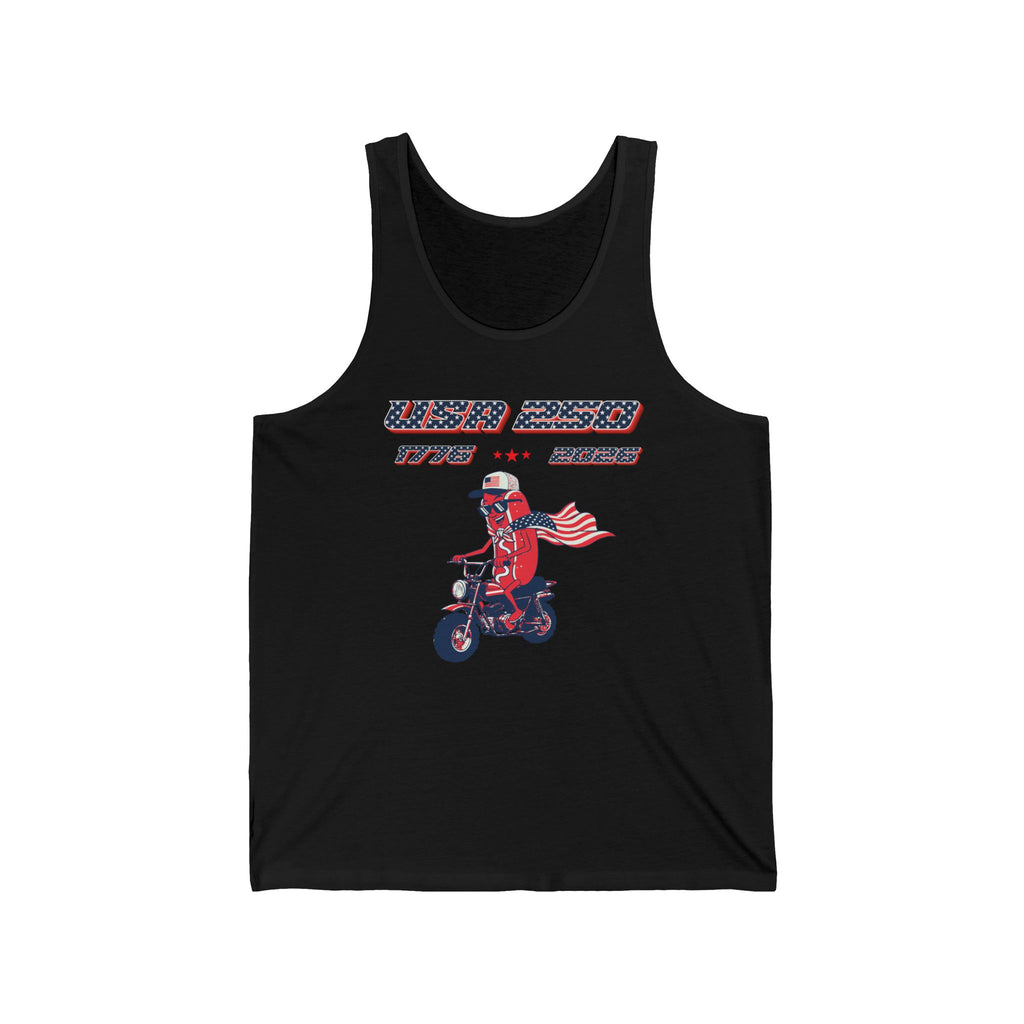 USA 250 Hot Dog Tank Top