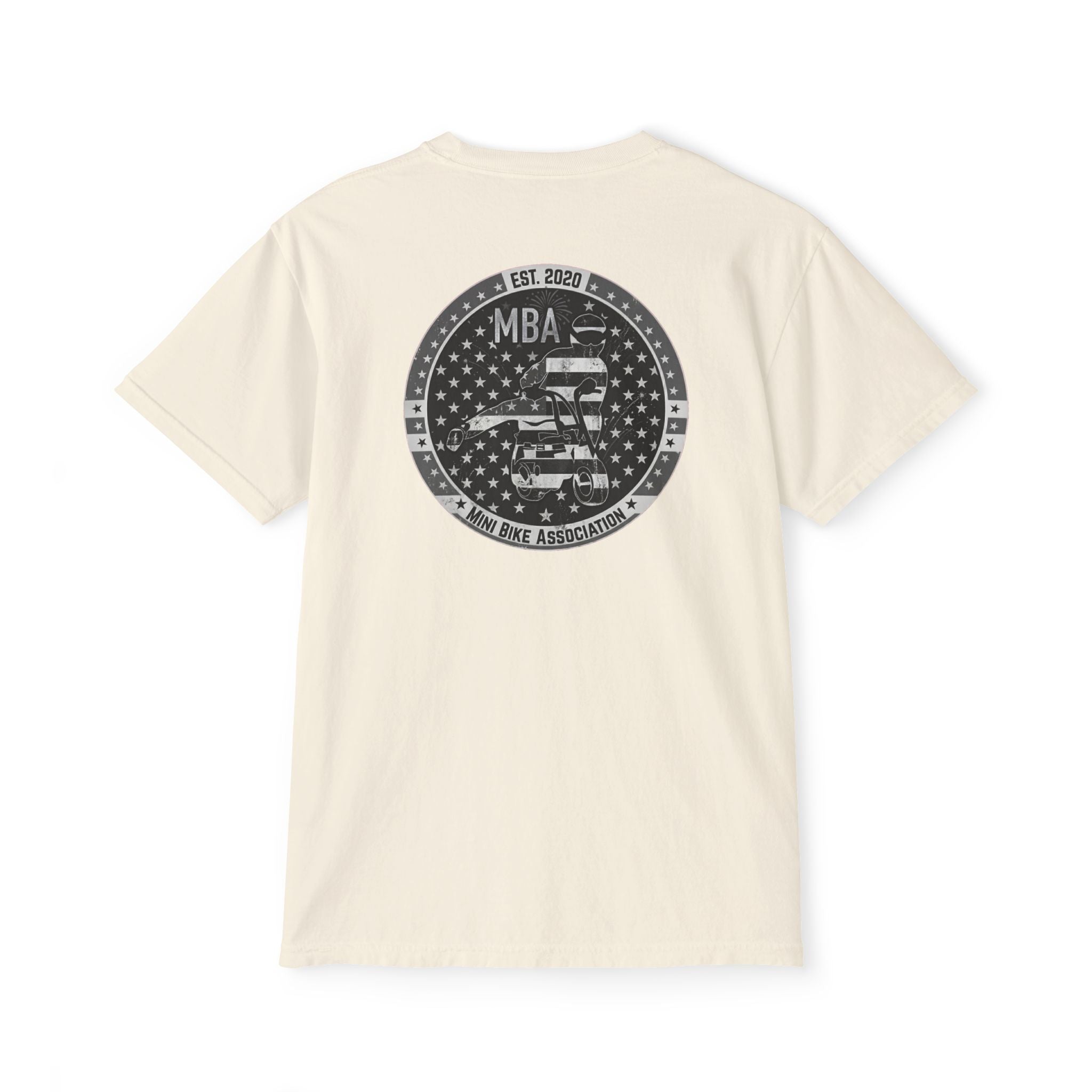 MBA Stars and Stripes Monochrome Logo Pocket T-Shirt