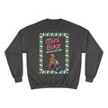 MBA Gingerbread Man in Candy Cane Frame Crewneck