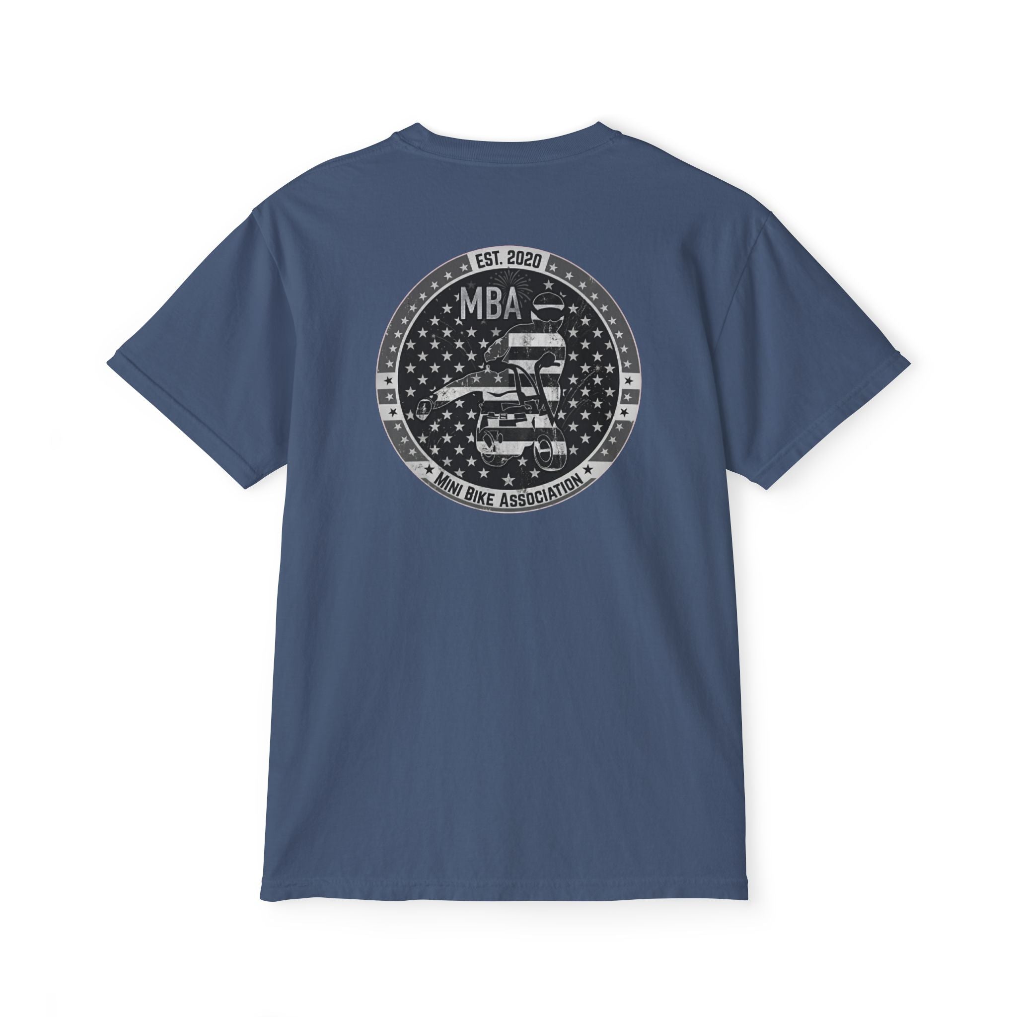 MBA Stars and Stripes Monochrome Logo Pocket T-Shirt