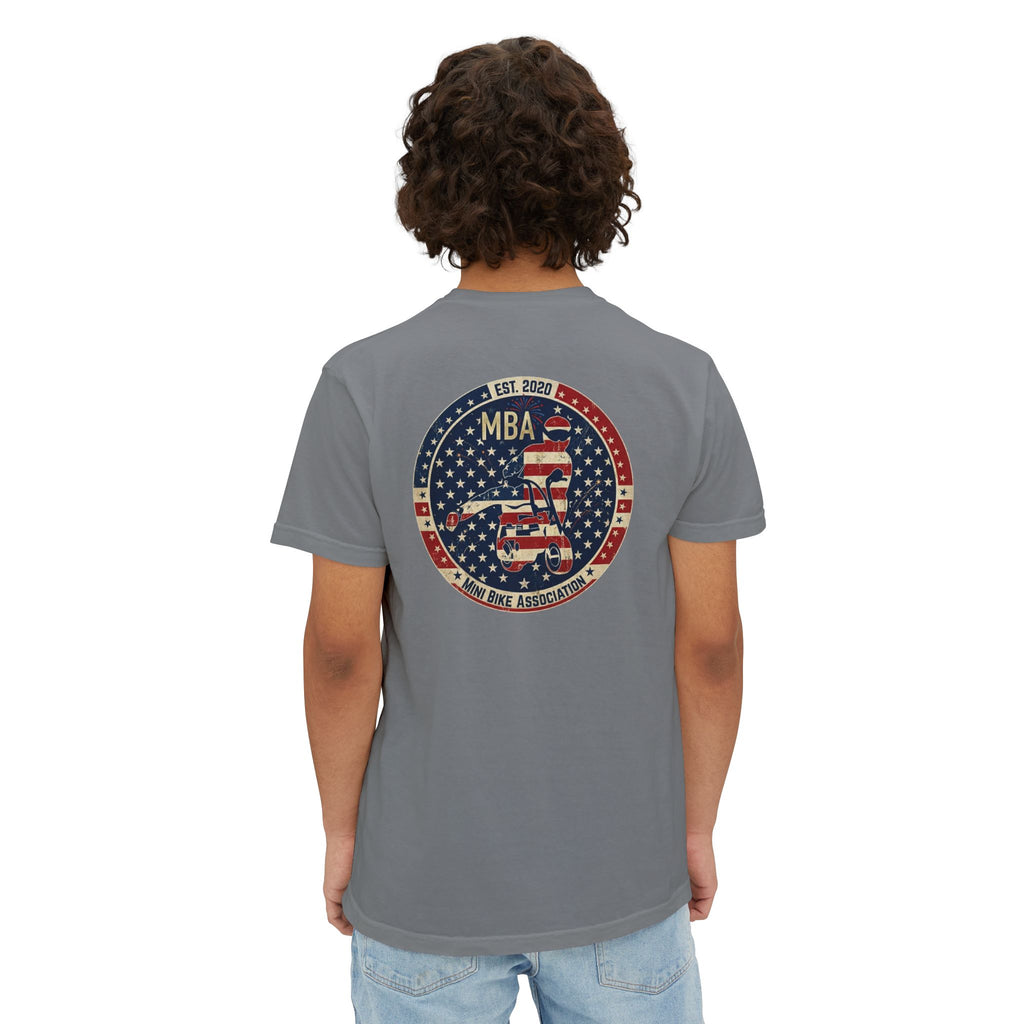 MBA Stars and Stripes Logo Pocket T-Shirt