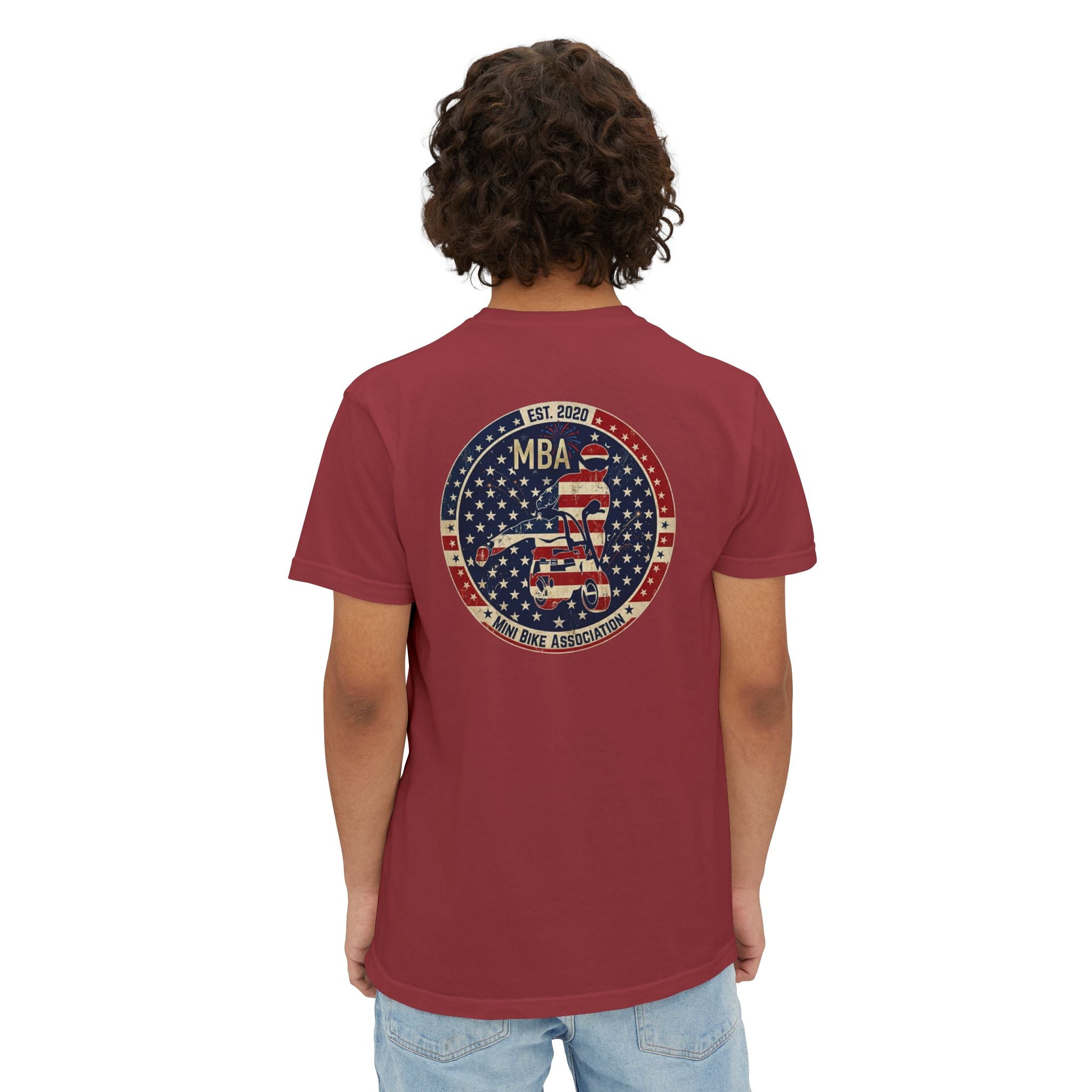 MBA Stars and Stripes Logo Pocket T-Shirt