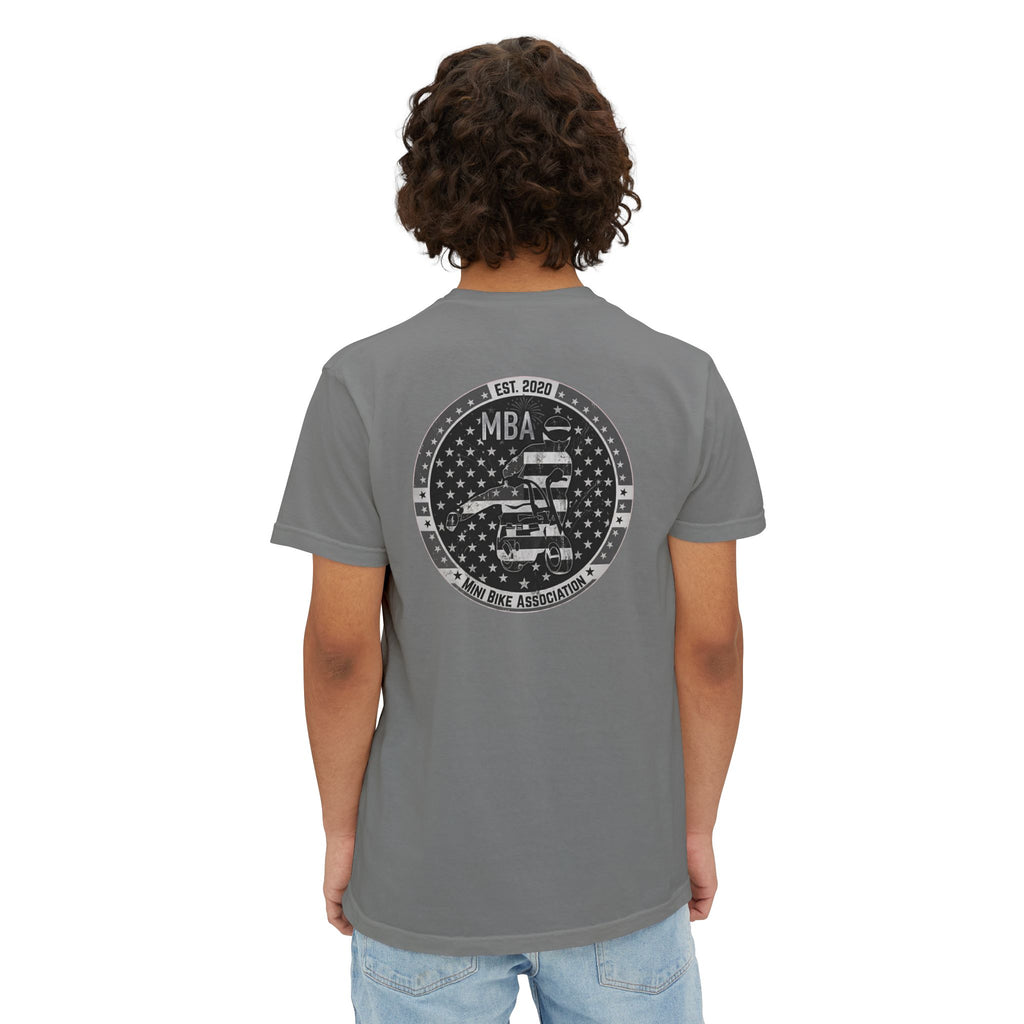 MBA Stars and Stripes Monochrome Logo Pocket T-Shirt