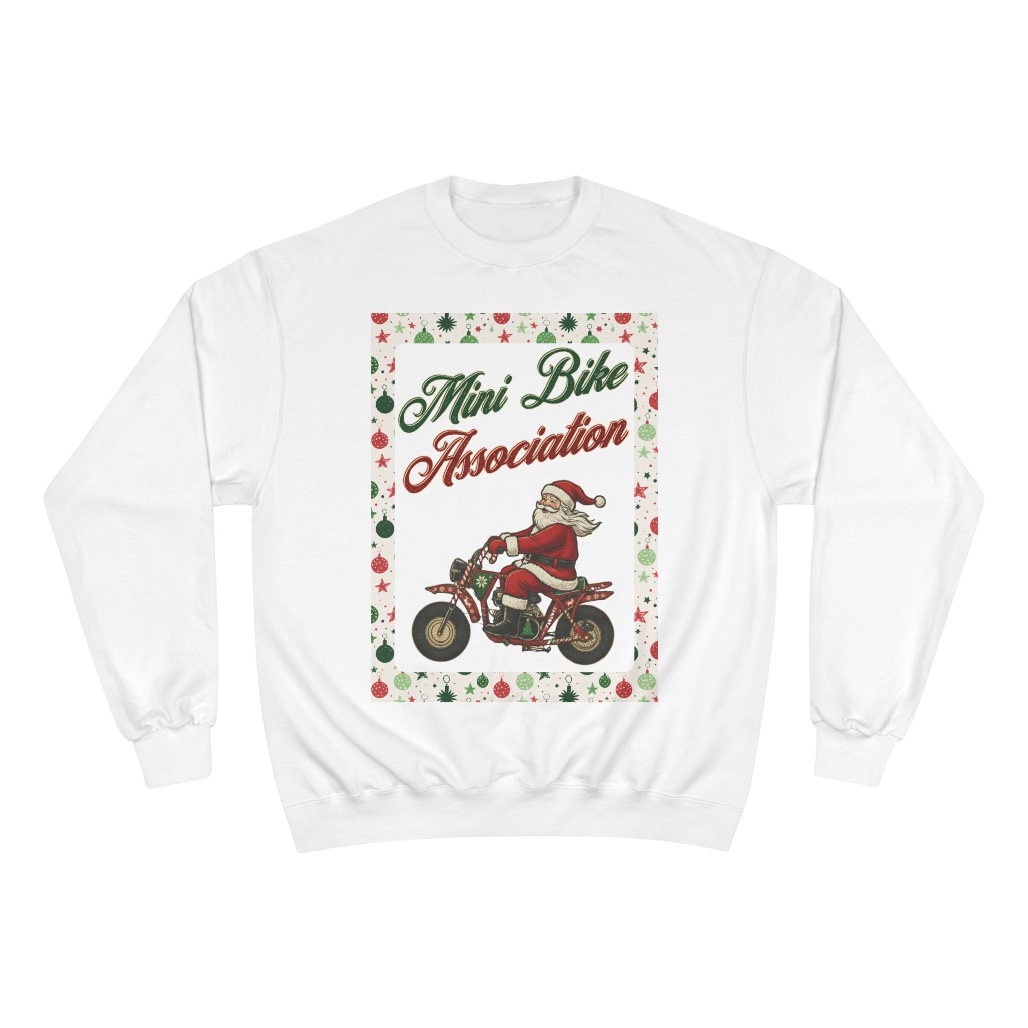 MBA Santa in Ornament Frame Crewneck
