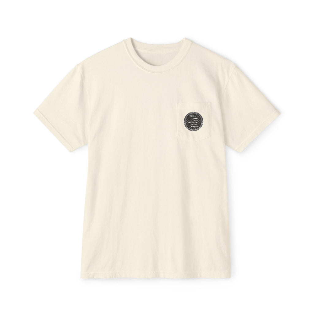 MBA Stars and Stripes Monochrome Logo Pocket T-Shirt