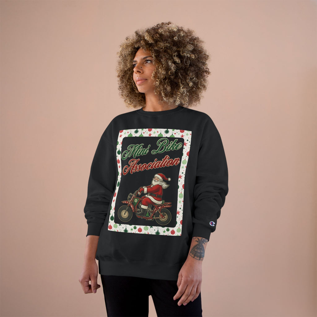 MBA Santa in Ornament Frame Crewneck