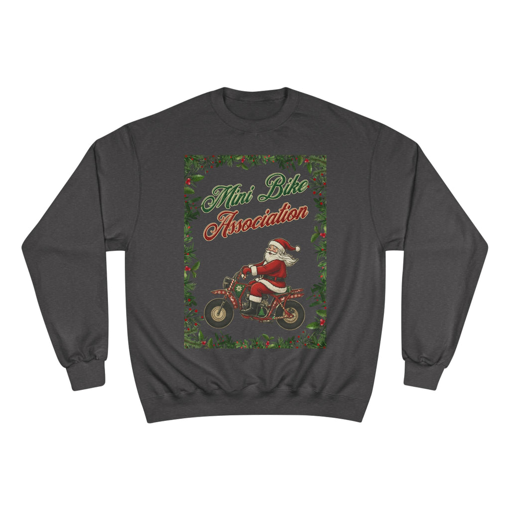 MBA Santa in Mistletoe Frame Crewneck