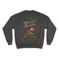 MBA Santa in Mistletoe Frame Crewneck