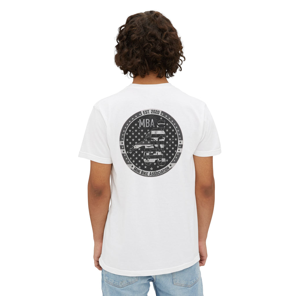 MBA Stars and Stripes Monochrome Logo Pocket T-Shirt