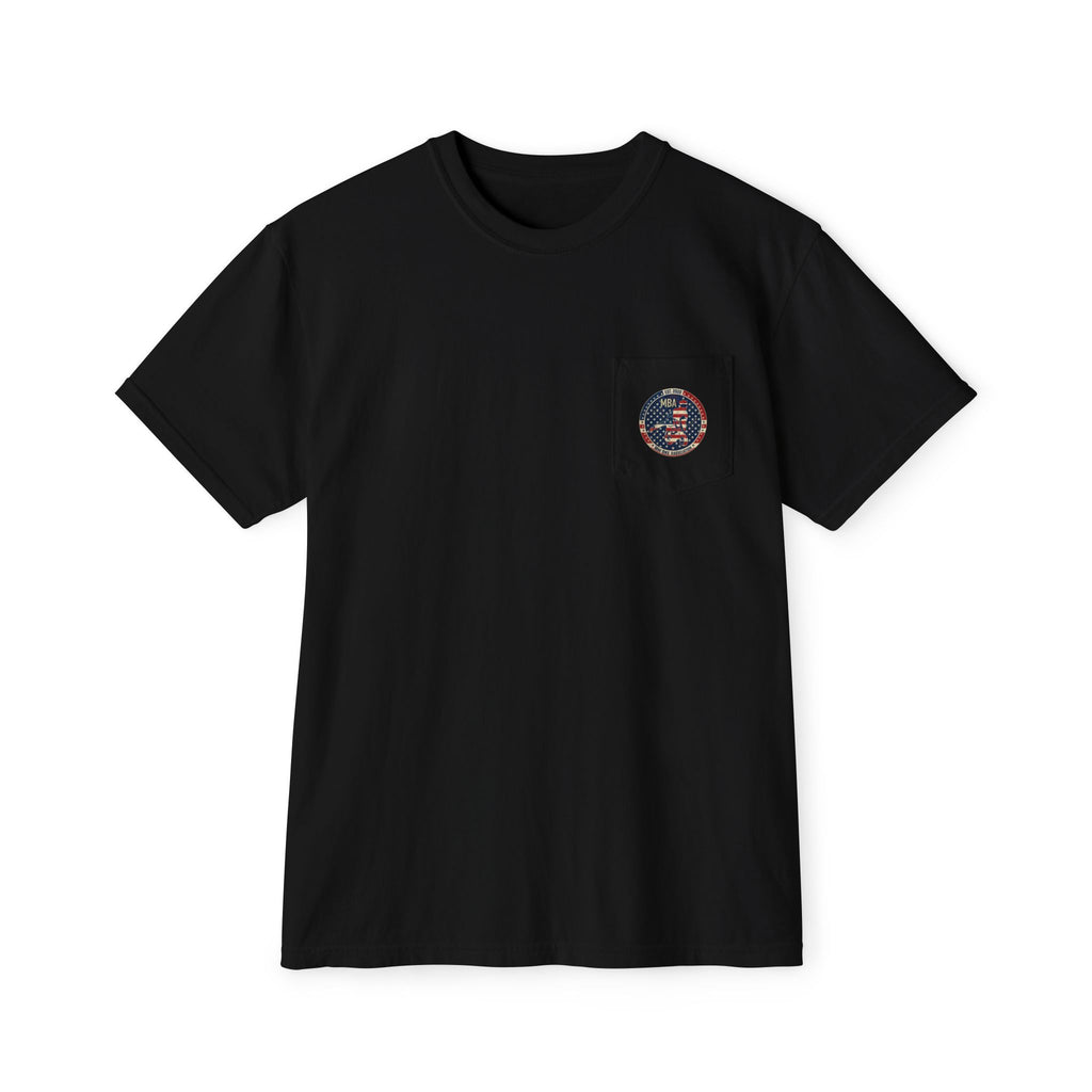 MBA Stars and Stripes Logo Pocket T-Shirt