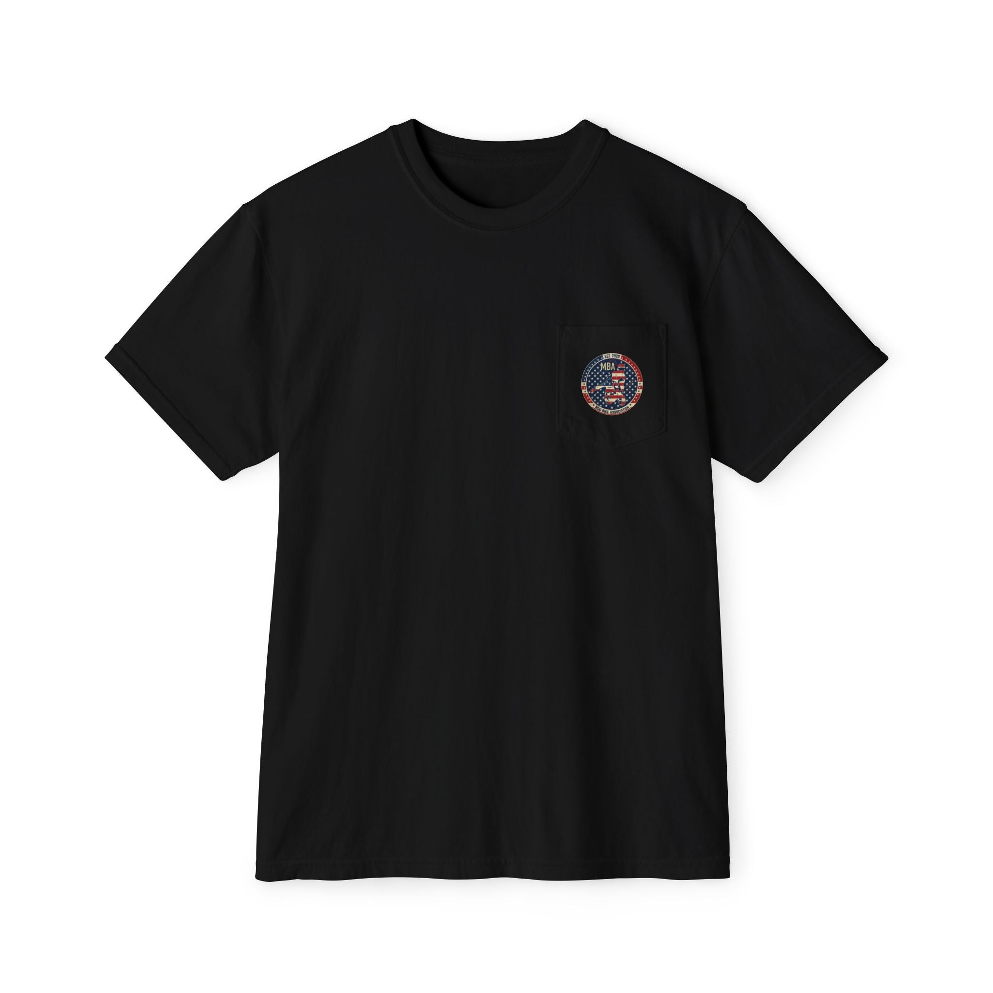 MBA Stars and Stripes Logo Pocket T-Shirt