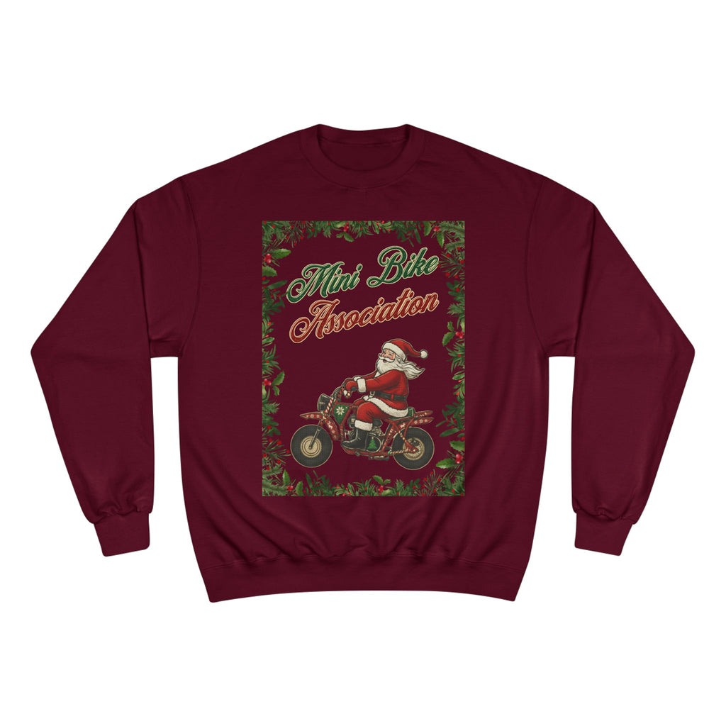 MBA Santa in Mistletoe Frame Crewneck