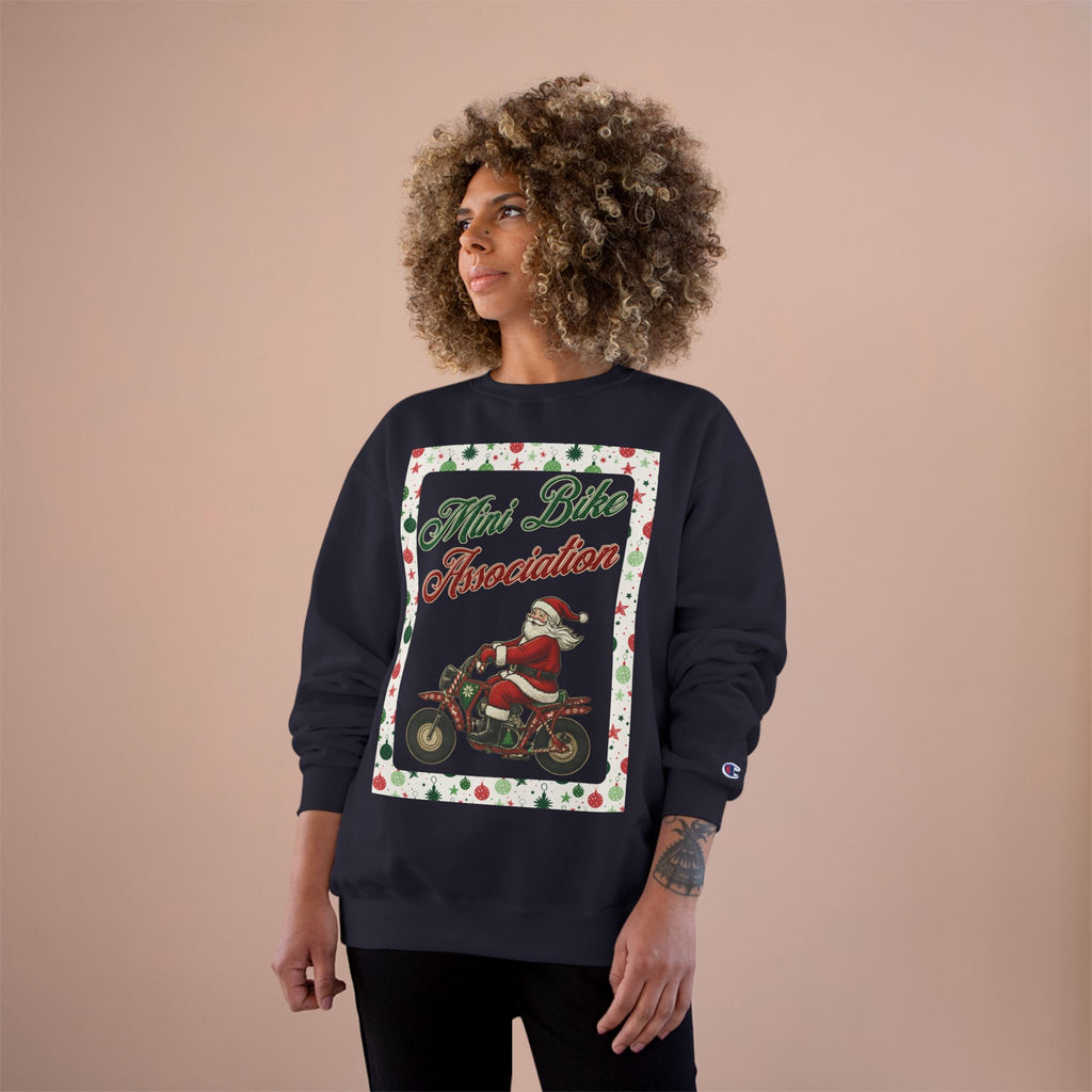 MBA Santa in Ornament Frame Crewneck