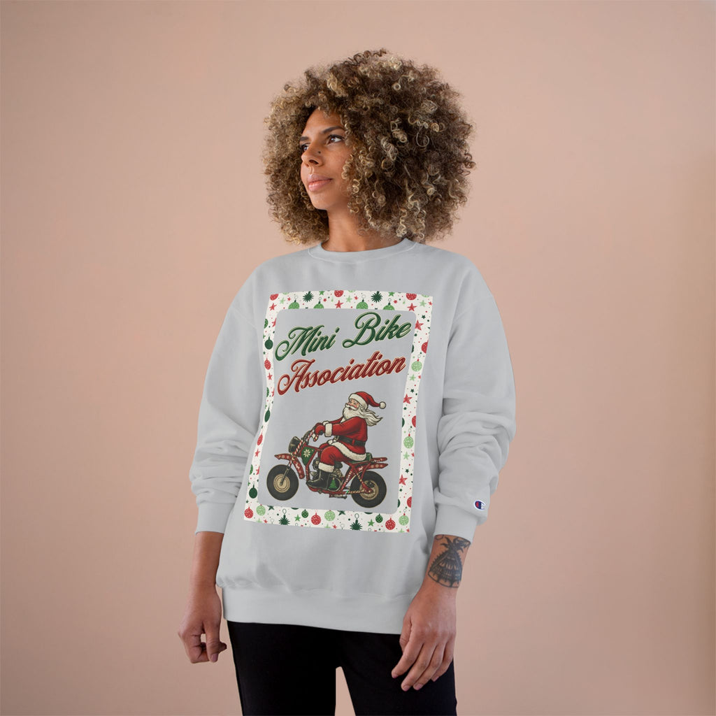 MBA Santa in Ornament Frame Crewneck