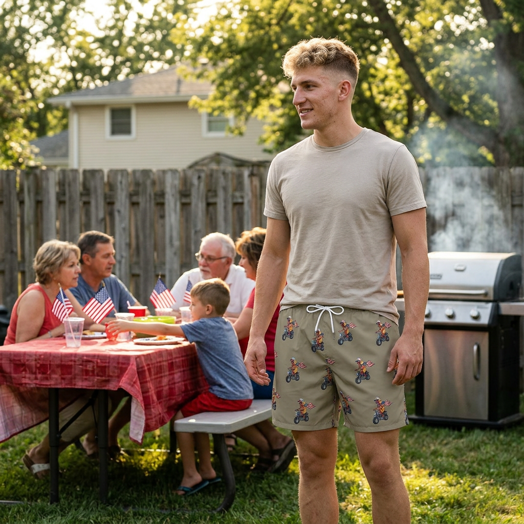 USA Hot dog Shorts