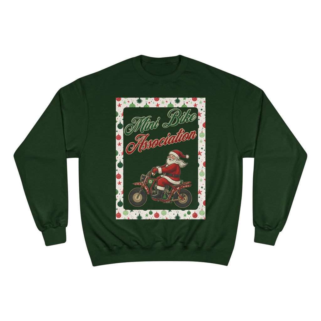 MBA Santa in Ornament Frame Crewneck