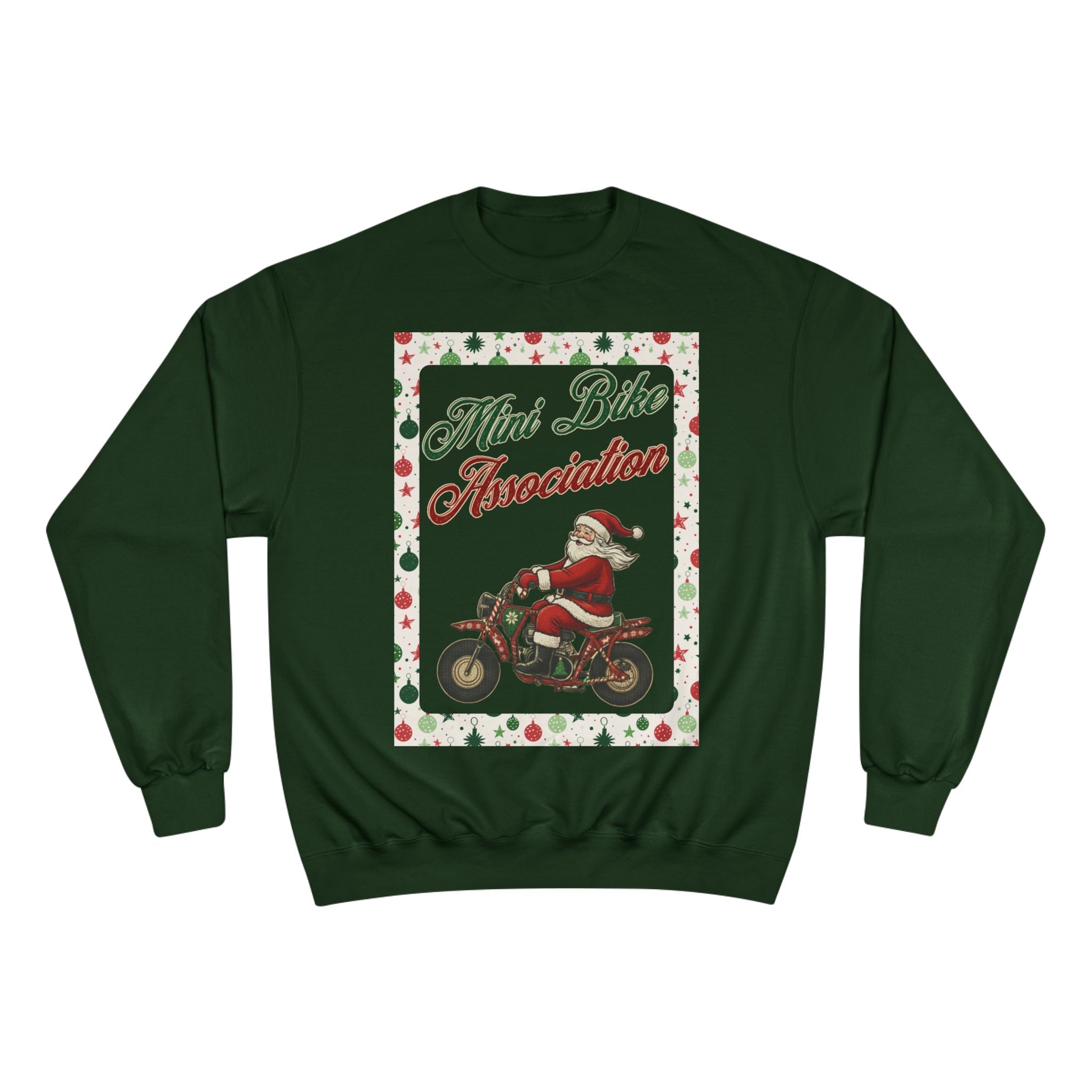 MBA Santa in Ornament Frame Crewneck