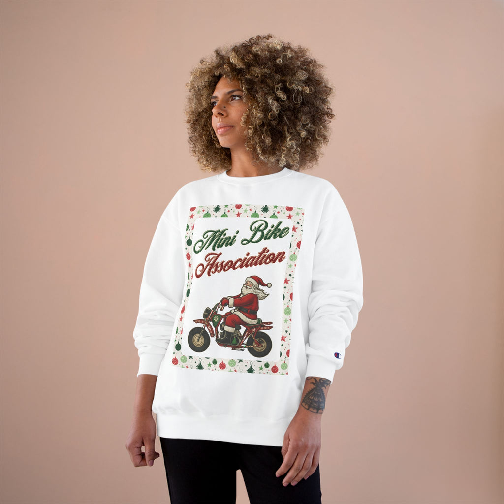MBA Santa in Ornament Frame Crewneck