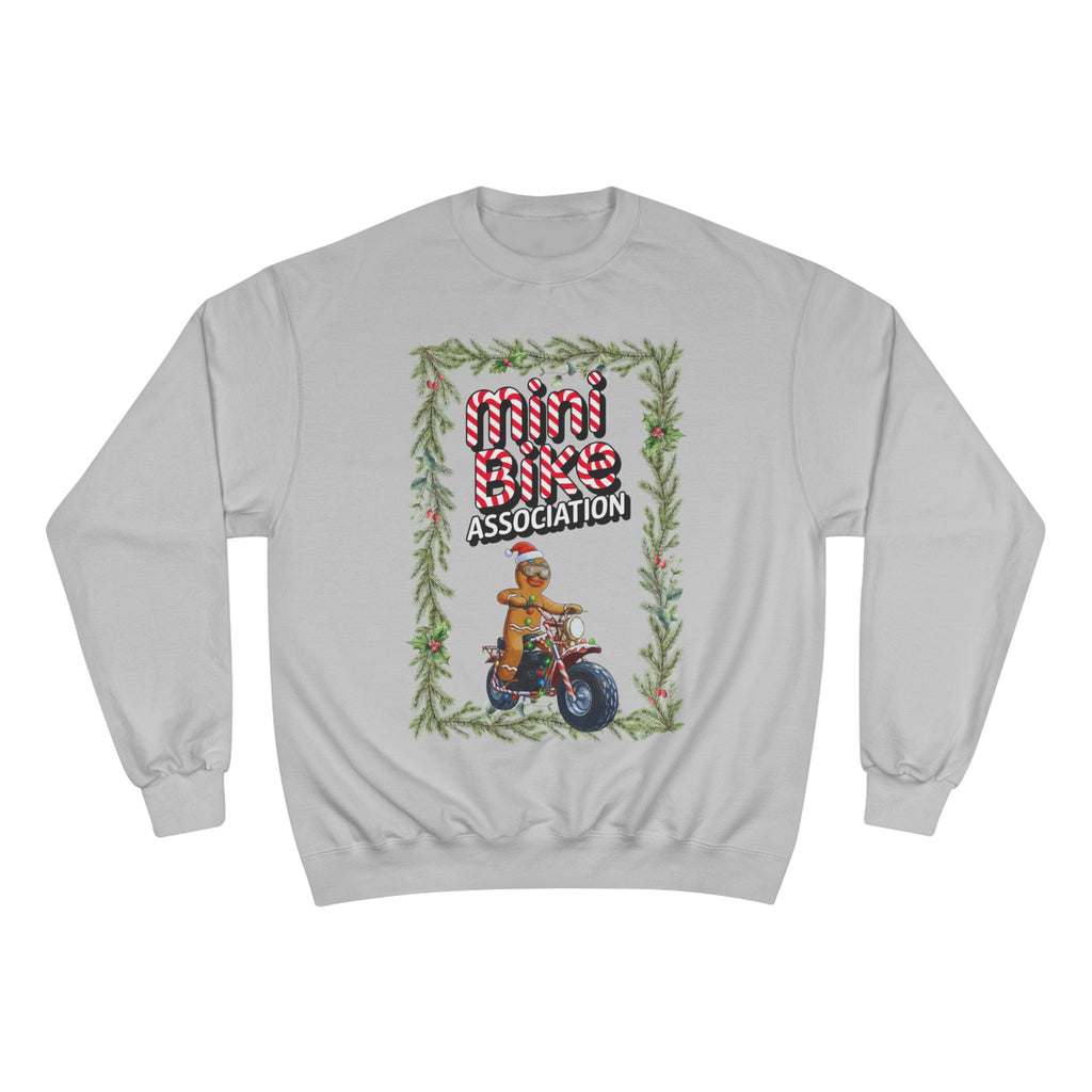 MBA Gingerbread Man in Pine Tree Frame Crewneck