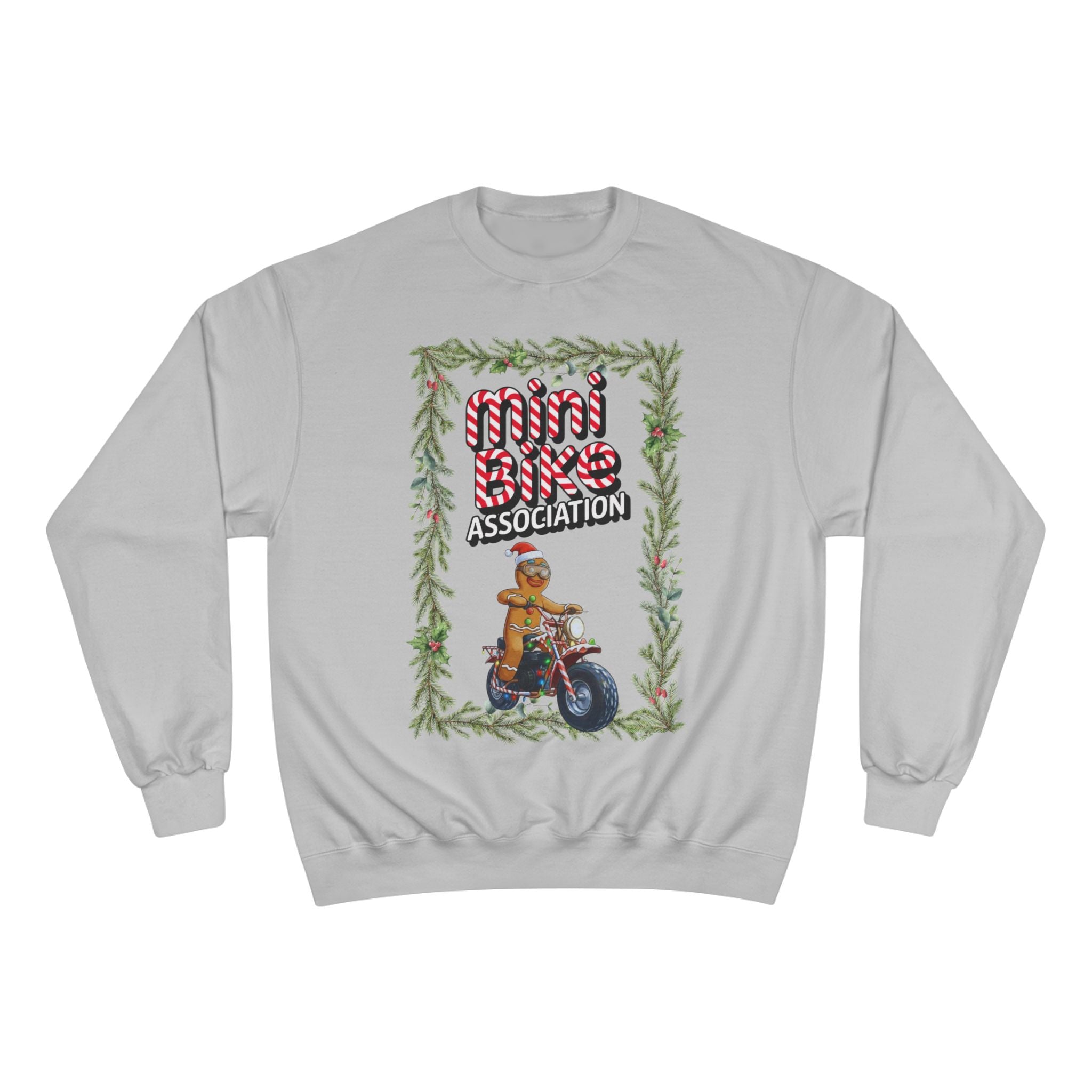 MBA Gingerbread Man in Pine Tree Frame Crewneck