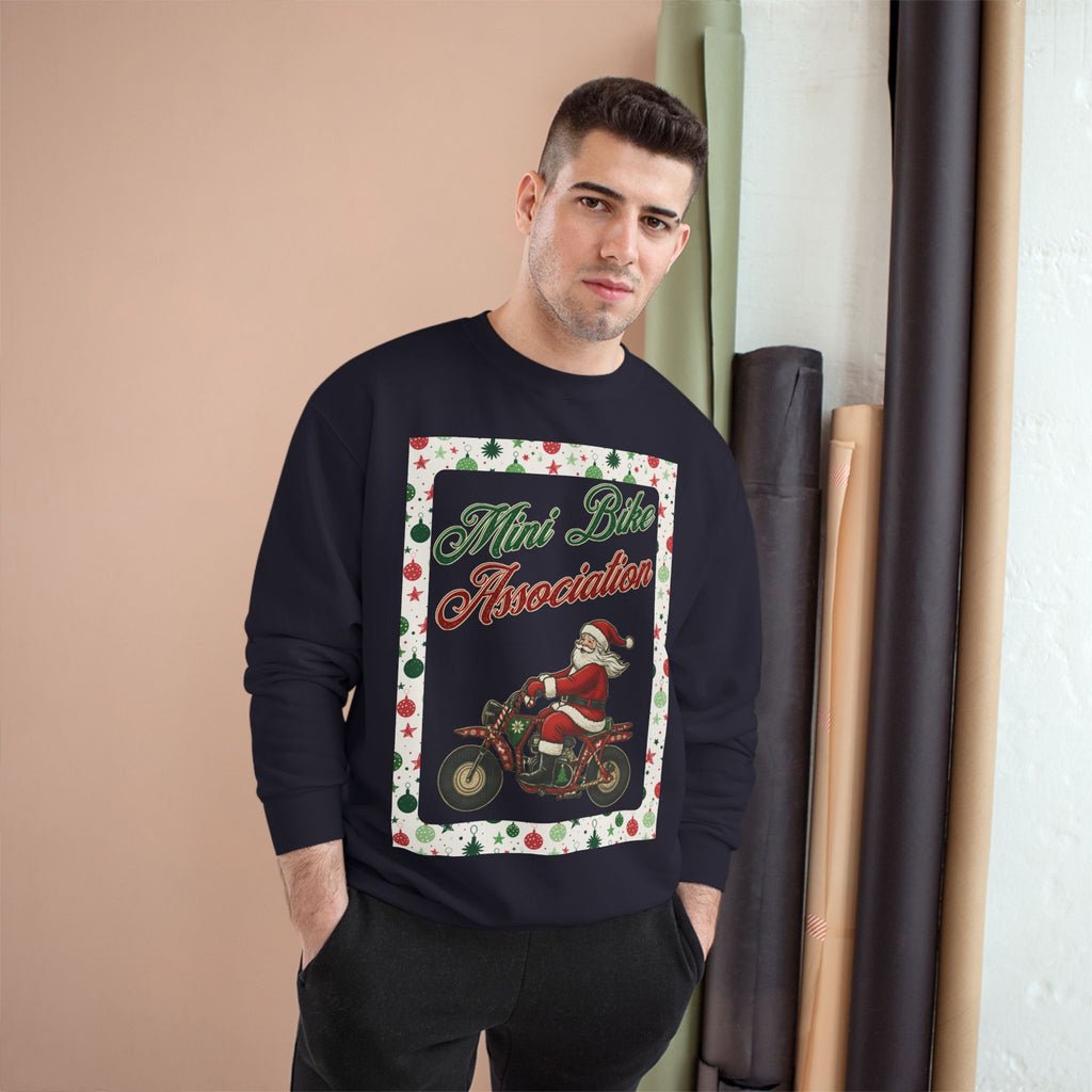 MBA Santa in Ornament Frame Crewneck