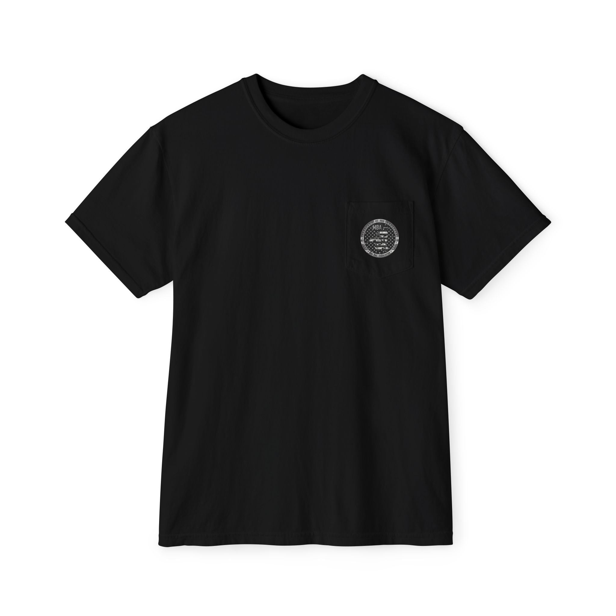 MBA Stars and Stripes Monochrome Logo Pocket T-Shirt