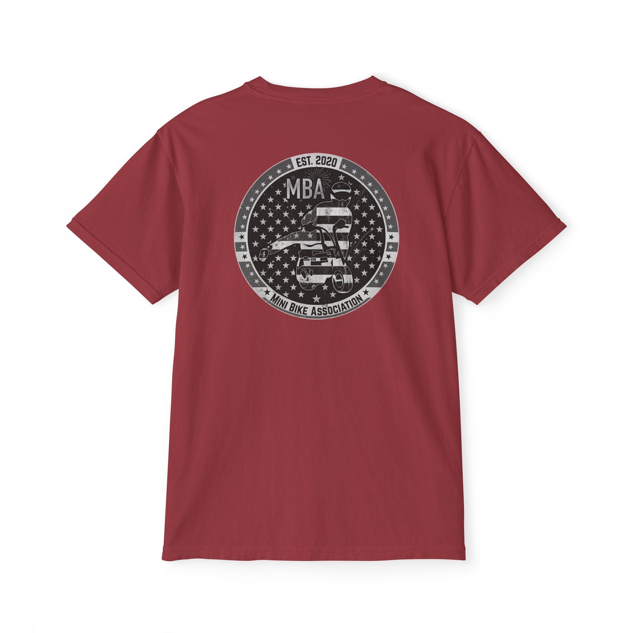MBA Stars and Stripes Monochrome Logo Pocket T-Shirt