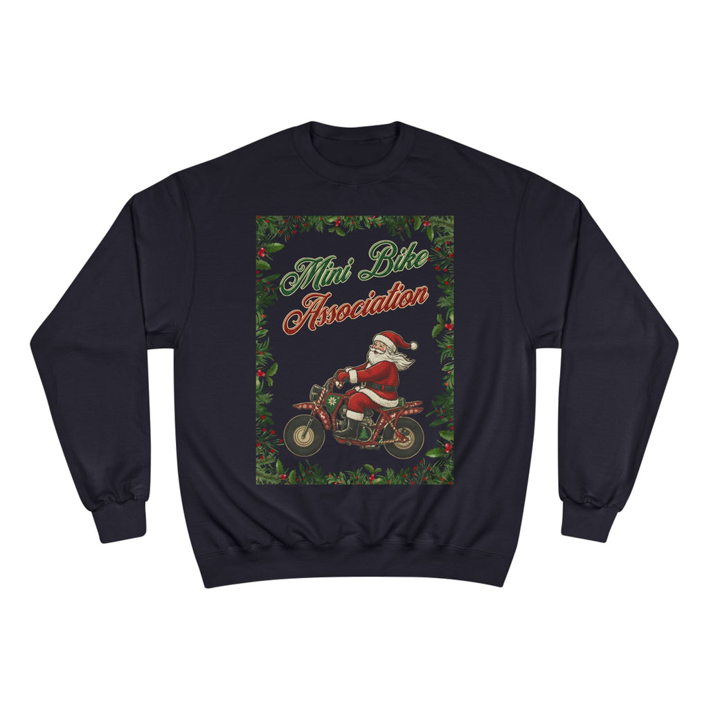 MBA Santa in Mistletoe Frame Crewneck