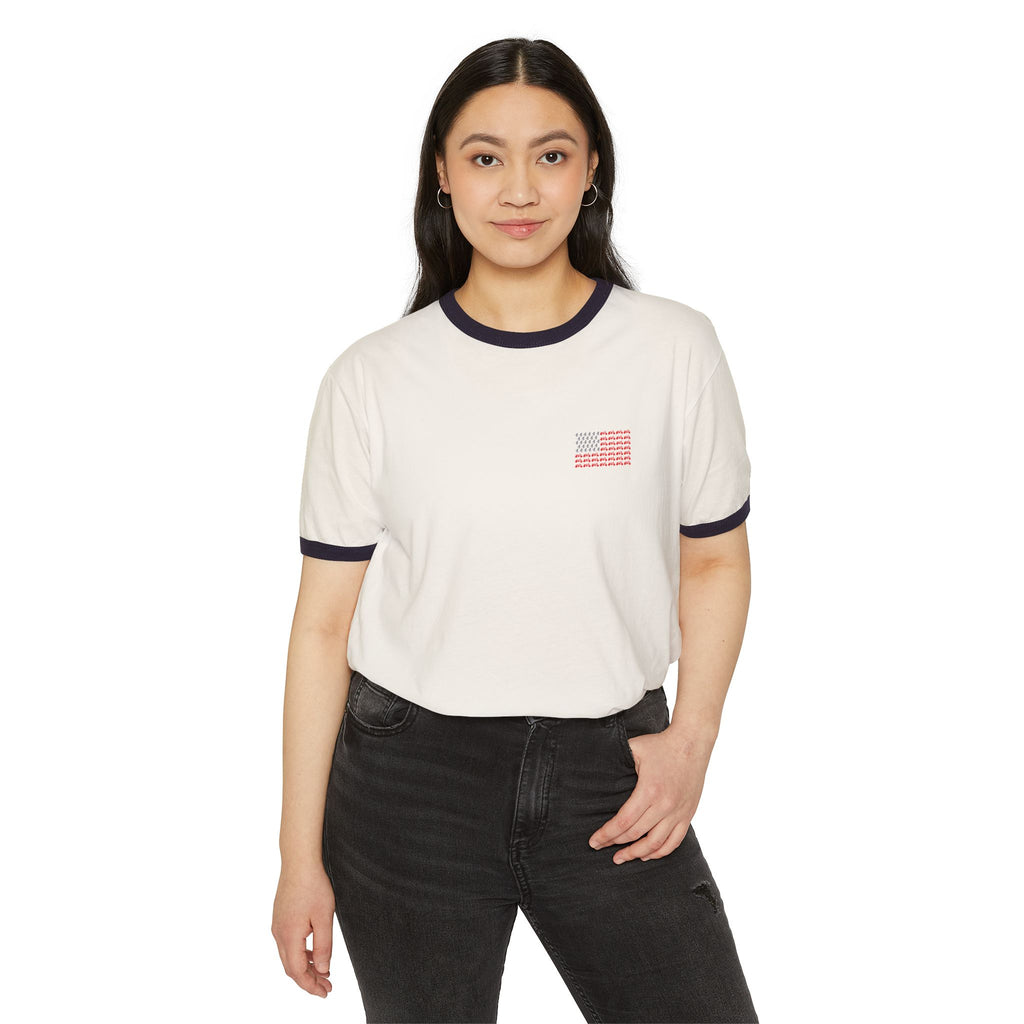 Classic Ringer Tee — MBA American Flag