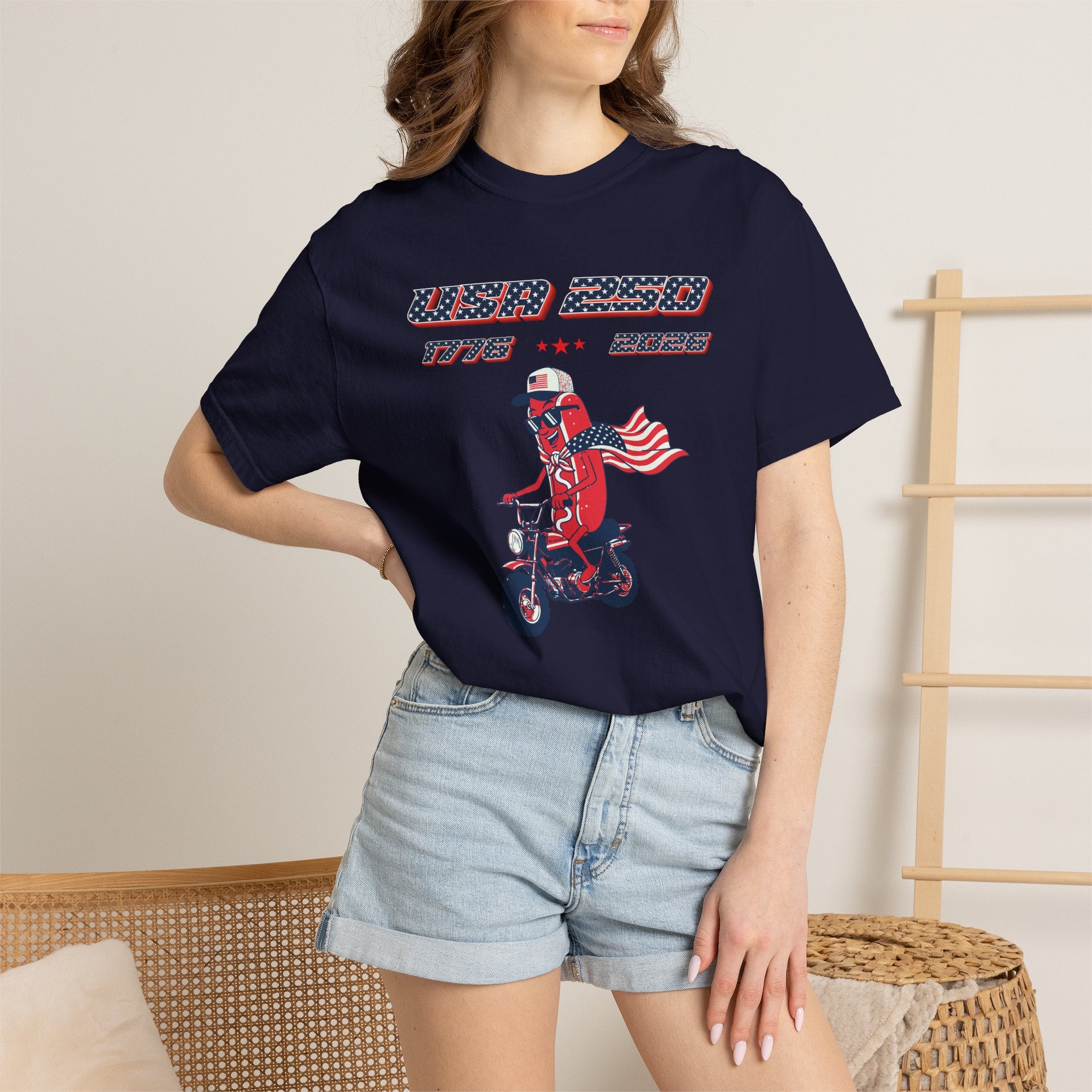 USA 250 Hot Dog T-Shirt