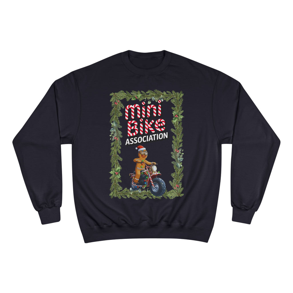 MBA Gingerbread Man in Pine Tree Frame Crewneck